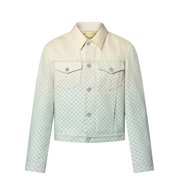 Damier Gradient Jacquard Denim Jacket
