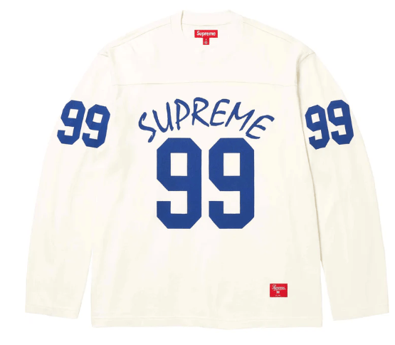 image of Supreme 99 L/s Football Top Stone 2Xl, Men's