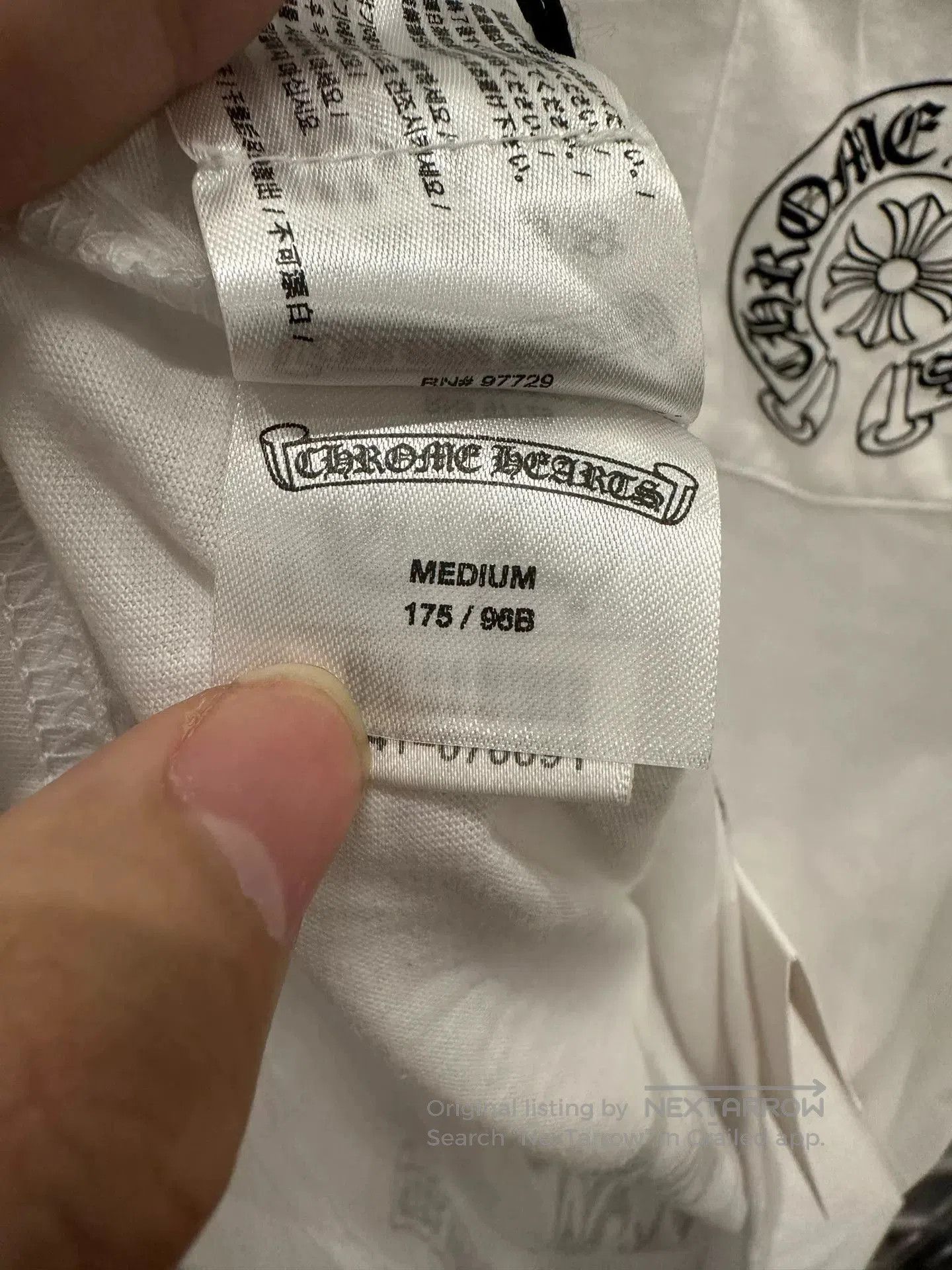 Chrome Hearts Chrome Hearts Hangzhou Limited White Tee. Size US M / EU 48-50 / 2 - 5 Thumbnail
