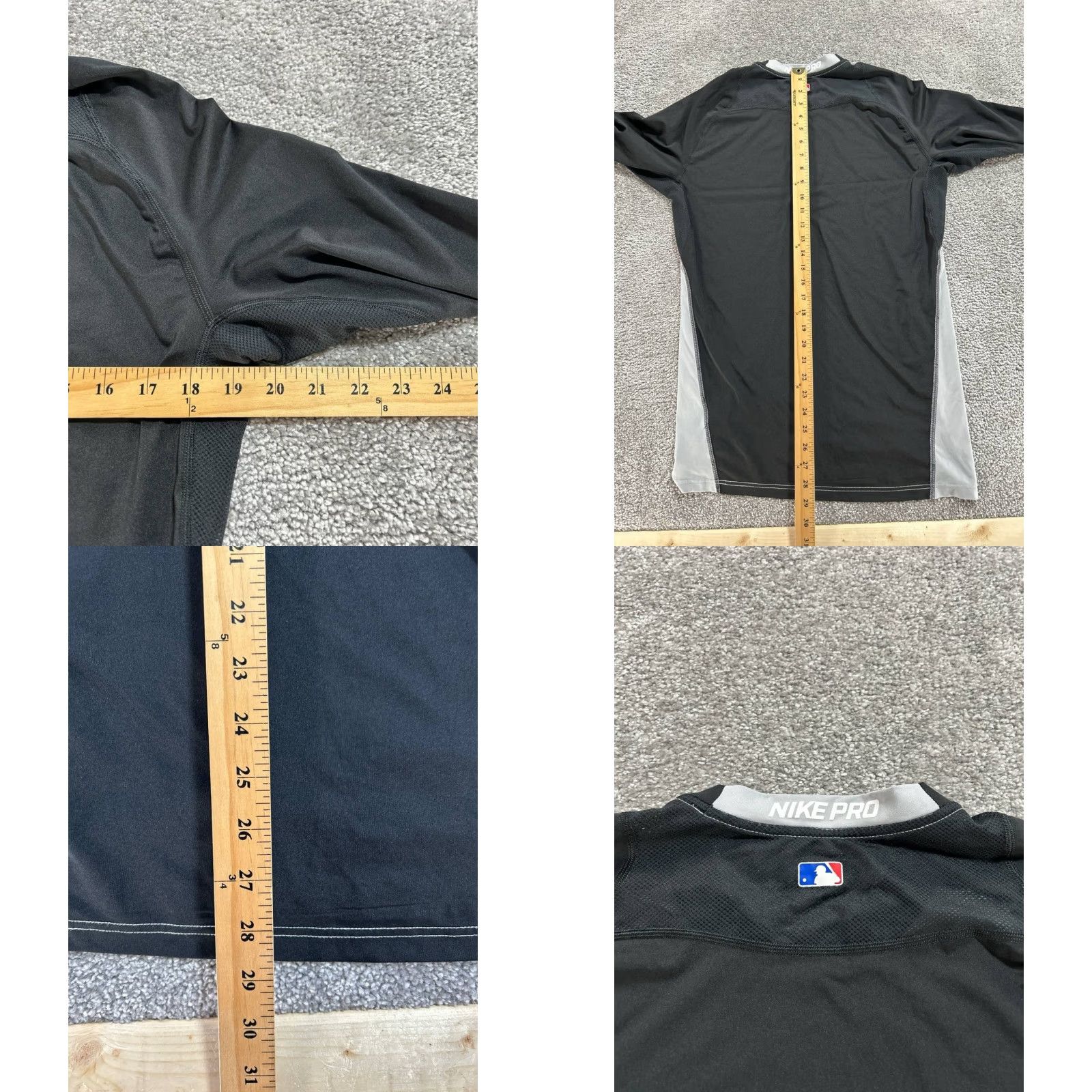 Nike Nike Pro Shirt Mens L Gray Black Dri-Fit Training Pullover Nike Pro Nike Shirt Mens L Gray Black Dri-Fit Training Pullover Size US L / EU 52-54 / 3 - 8 Thumbnail