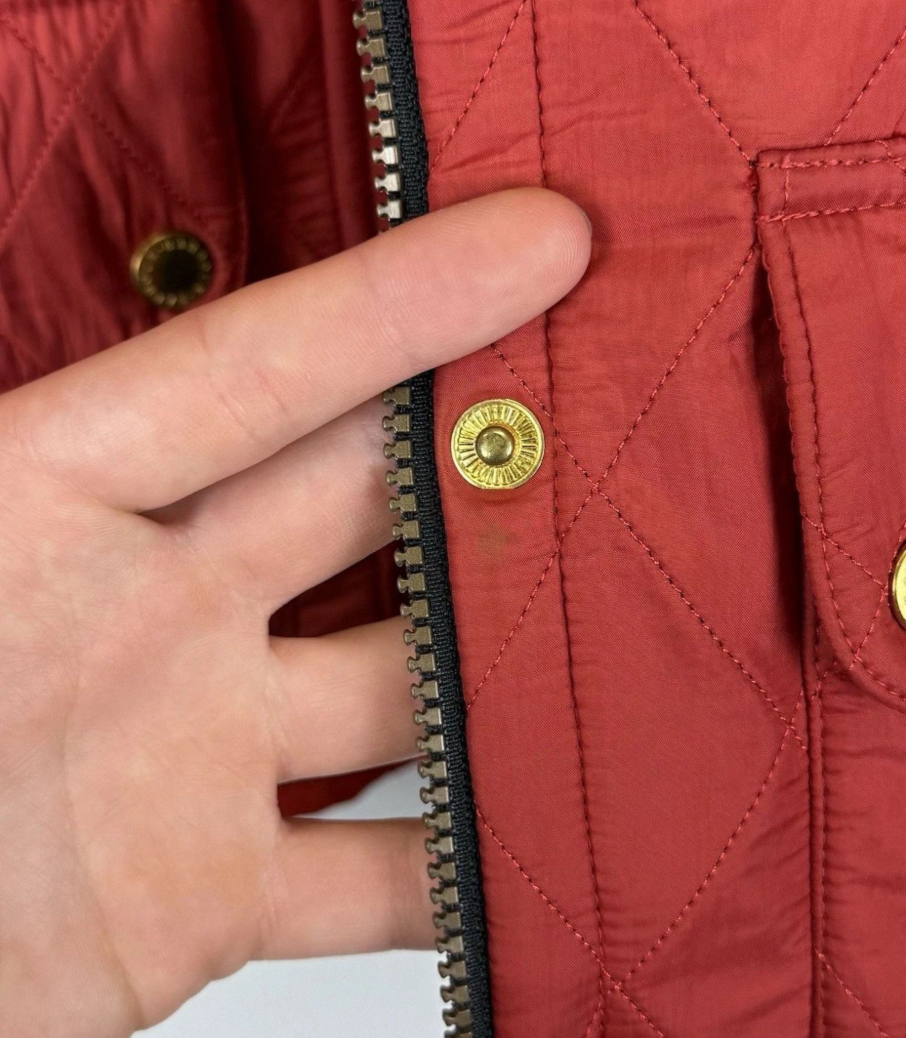 Barbour Barbour International Quilted Full Zip Jacket Women’s Red Size M / US 6-8 / IT 42-44 - 8 Thumbnail