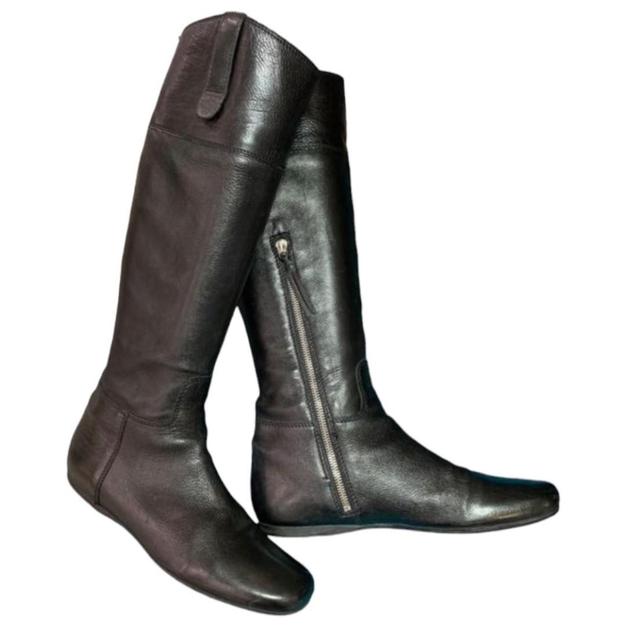 Miu Miu Miu miu riding tall boots Size US 7.5 / IT 37.5 - 7 Thumbnail