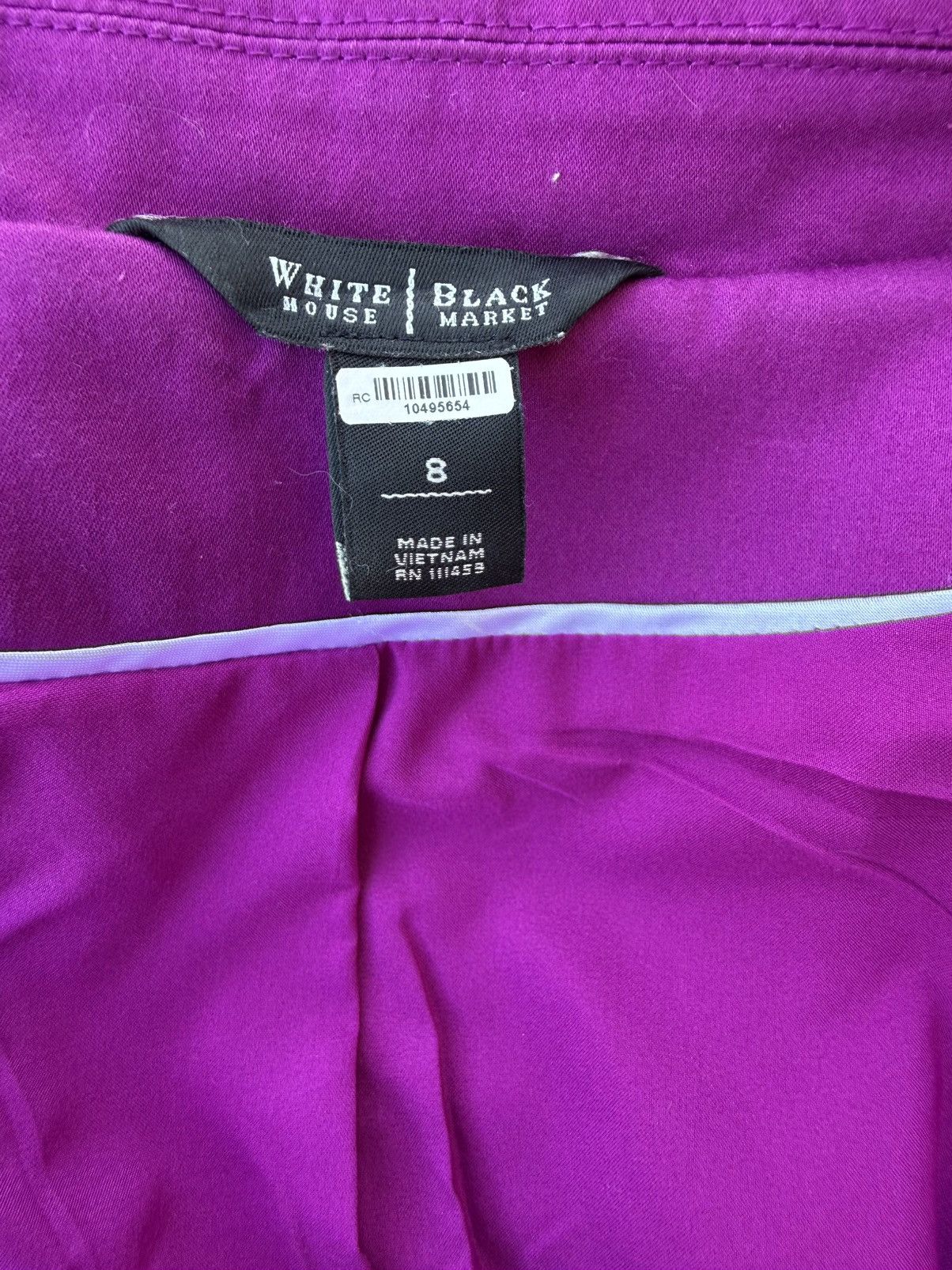 White House Black Market White House Black Market Blazer Size 8 Magenta Pink Cotton Size M / US 6-8 / IT 42-44 - 12 Thumbnail