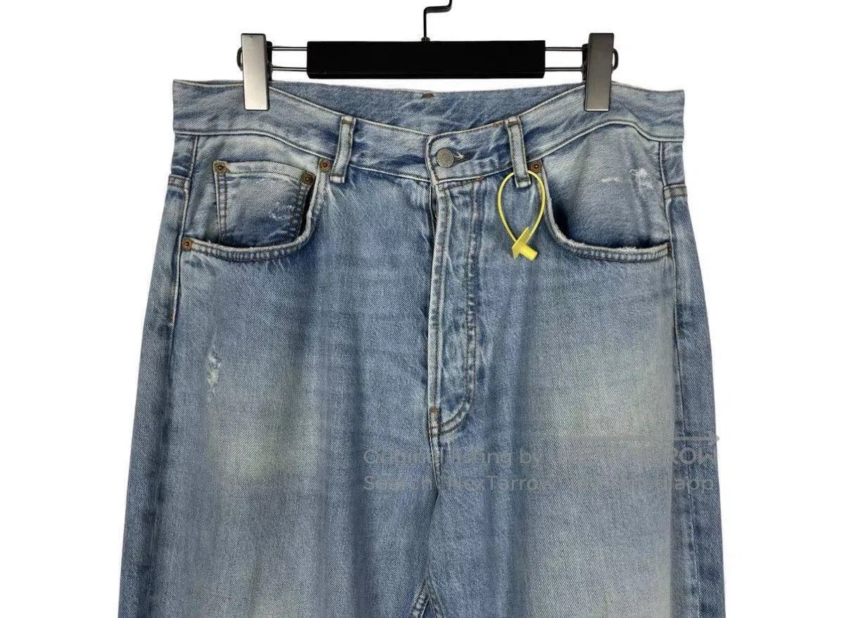 Acne Studios Blue Denim Wide. Size US 30 / EU 46 - 3 Thumbnail