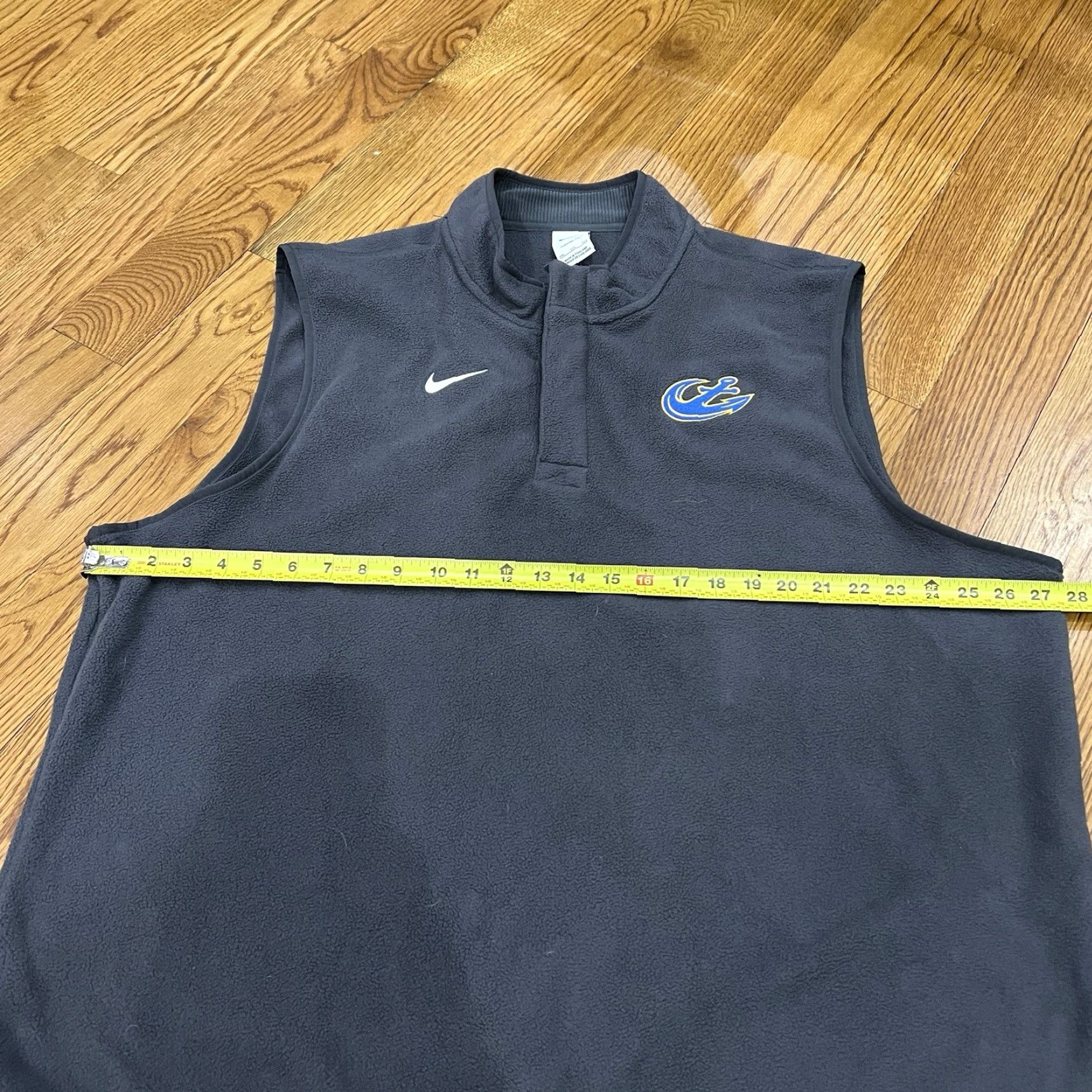 Nike Nike Therma Fit Vest Men 2XL Gray Zip Stand-Up Collar Lightweight Sports Outdoor Walking Running Gym Training Casual Workwear Size US XXL / EU 58 / 5 - 5 Thumbnail