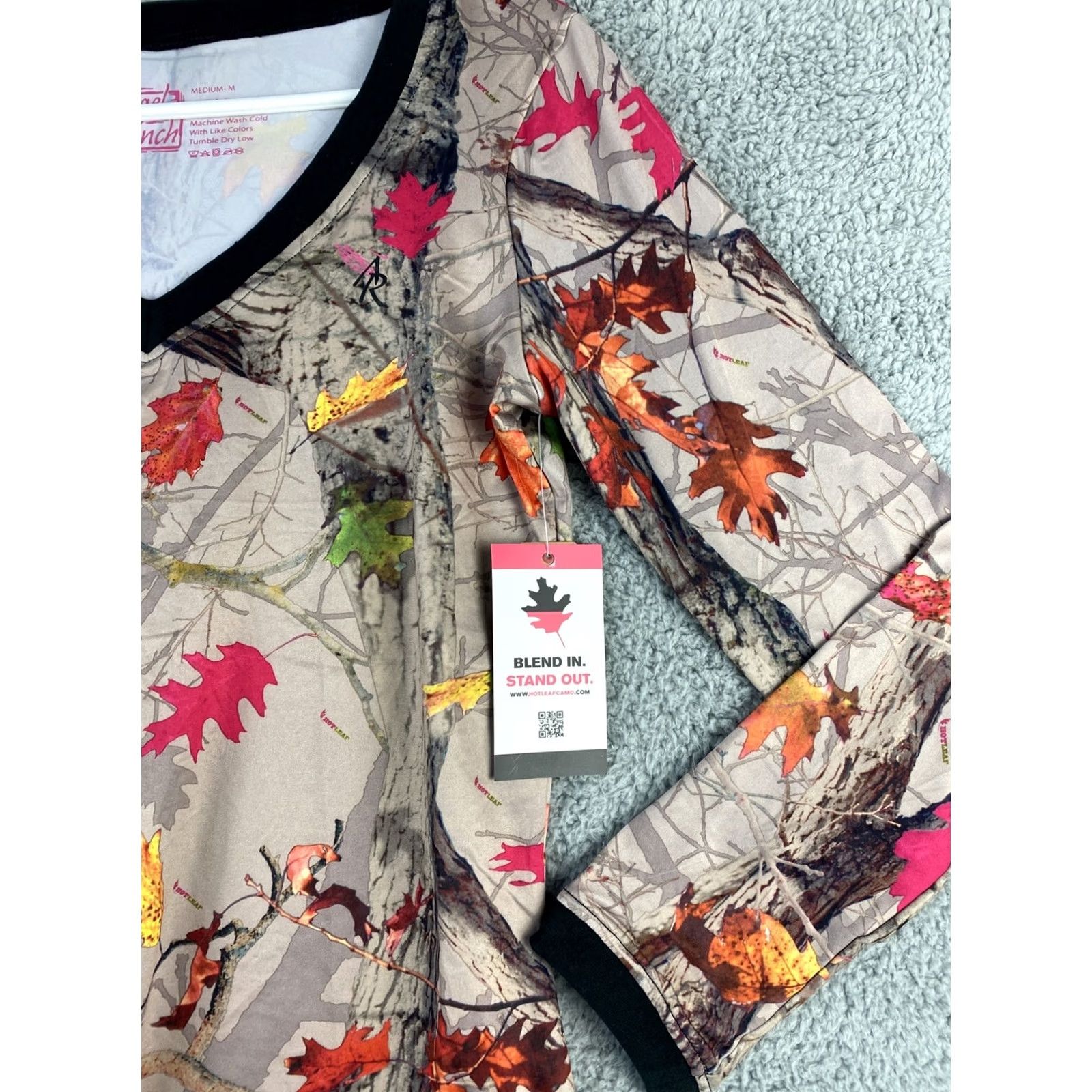Vintage Angel Ranch Shirt Womens Long Sleeve Dri-Fit Charge Workout Hot Leaf/35-60 Size M / US 6-8 / IT 42-44 - 2 Thumbnail