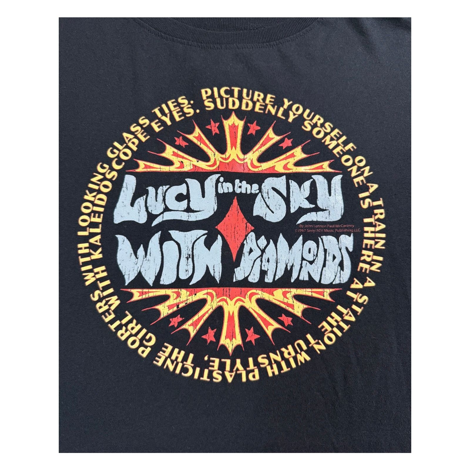 Other Lyrics By Lennon & McCartney Lucy In The Sky T-Shirt Size US S / EU 44-46 / 1 - 2 Thumbnail