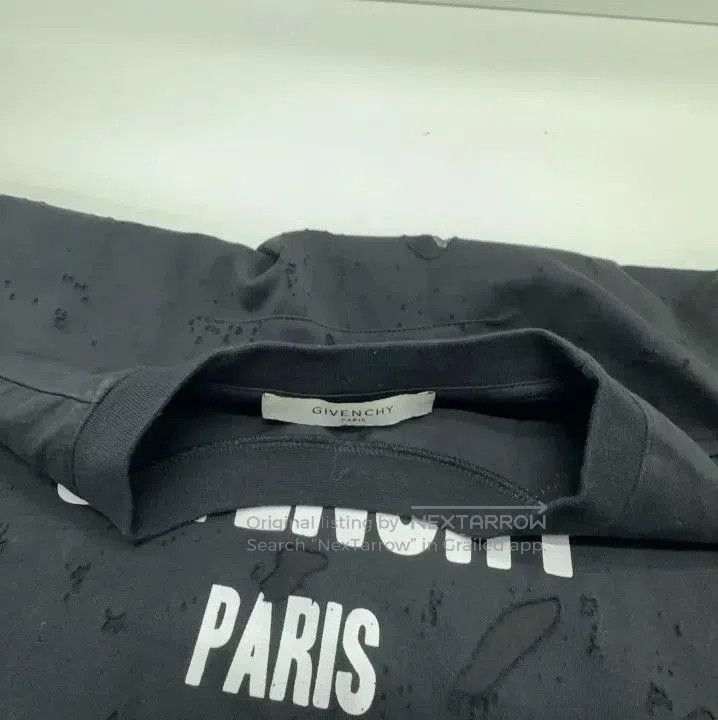 Givenchy Givenchy Distressed Logo Short-Sleeve T-Shirt. Size US XS / EU 42 / 0 - 3 Thumbnail