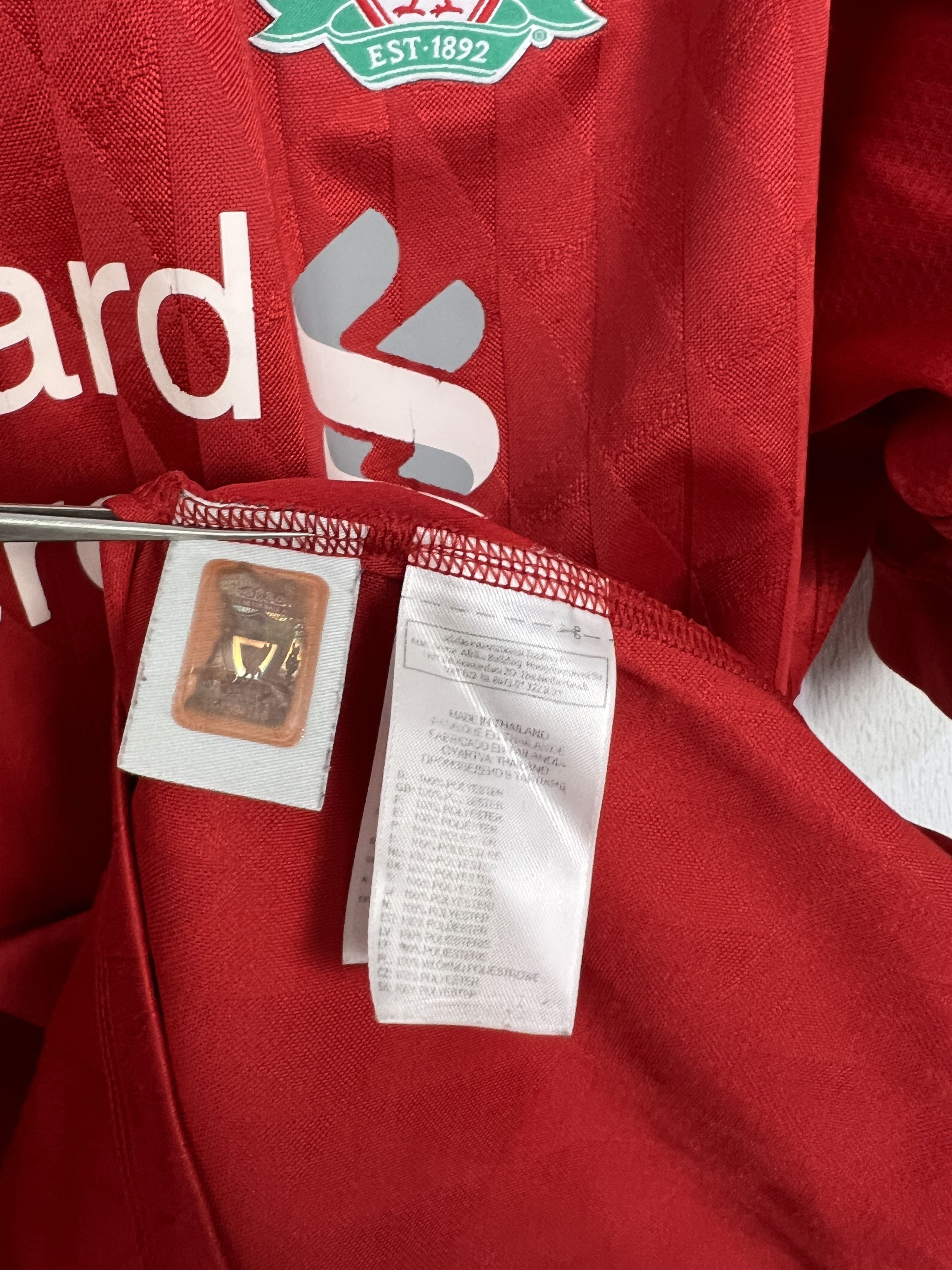 Adidas Liverpool Home football shirt 2010 Soccer Adidas #3 Enrique Size US XL / EU 56 / 4 - 14 Thumbnail