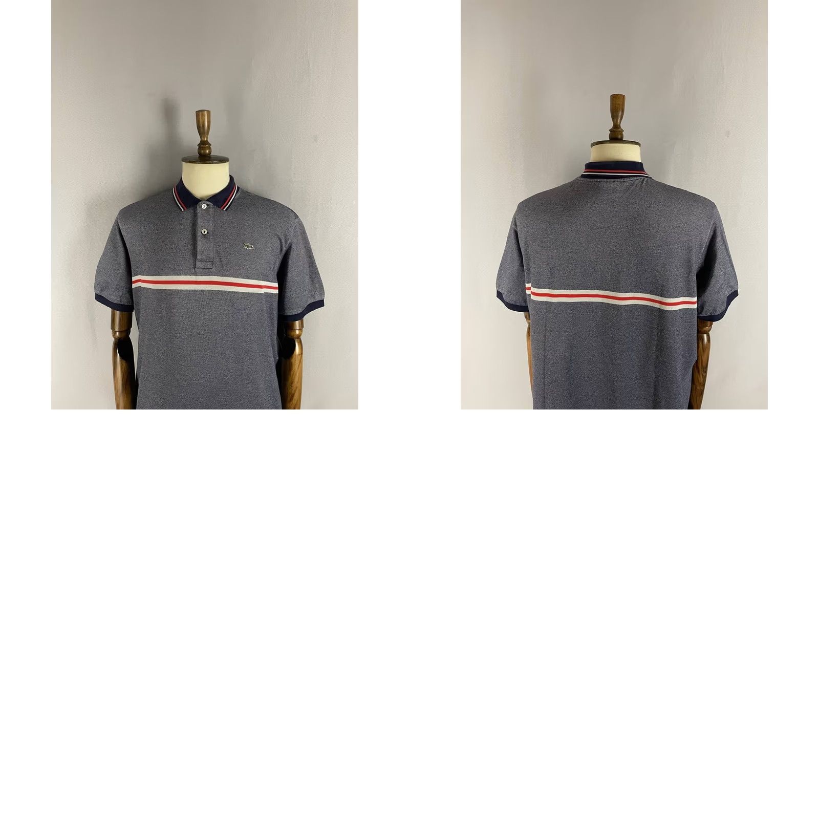 Lacoste Lacoste Polo Shirt Golf Mens Regular Cotton Short Sleeve Gray Size M XS? Size US M / EU 48-50 / 2 - 8 Thumbnail