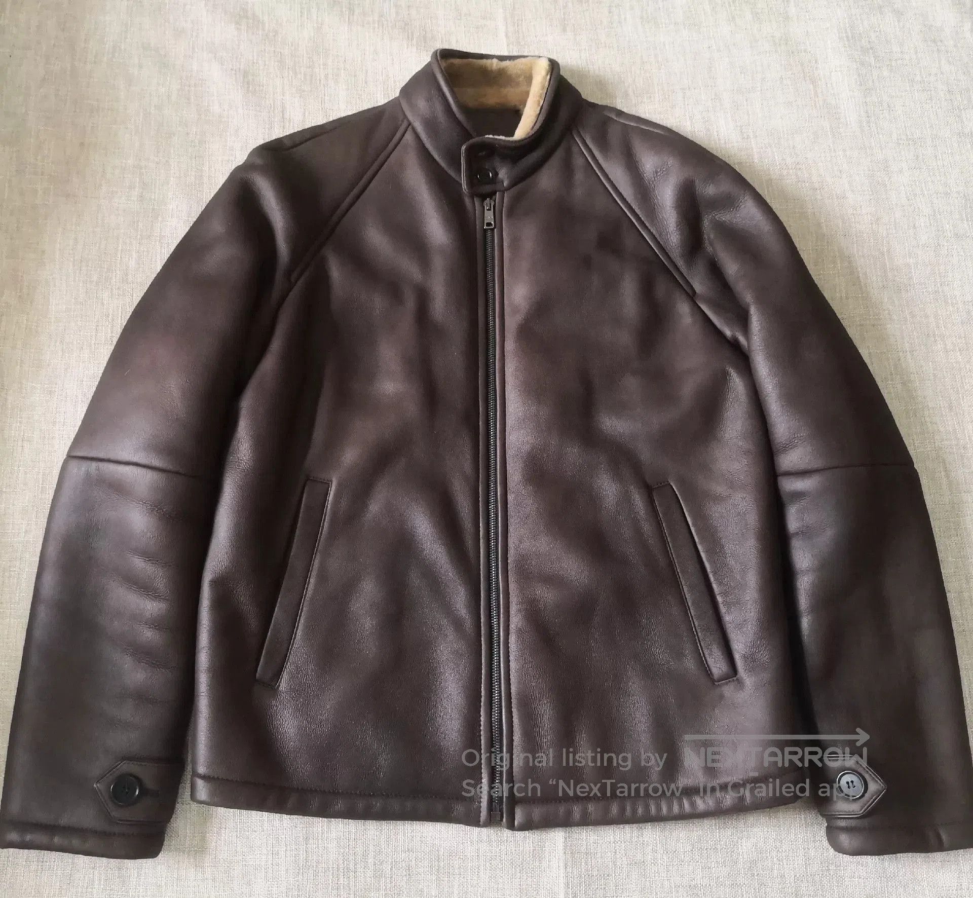 Prada Prada Men's Brown Shearling Jacket. Size US M / EU 48-50 / 2 - 1 Thumbnail