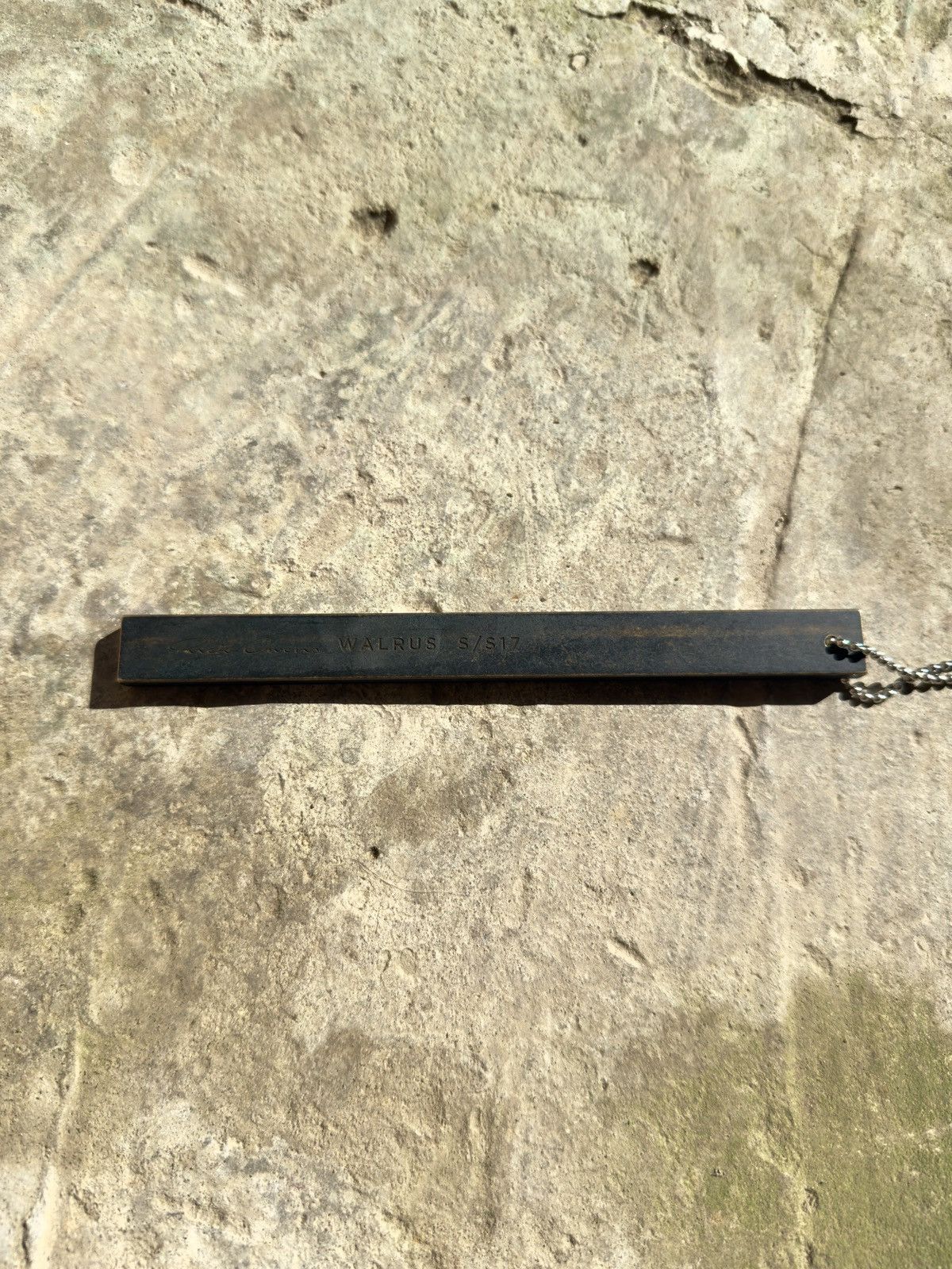 Rick Owens Rick Owens Employe Dog Tag Necklace Size ONE SIZE - 3 Thumbnail