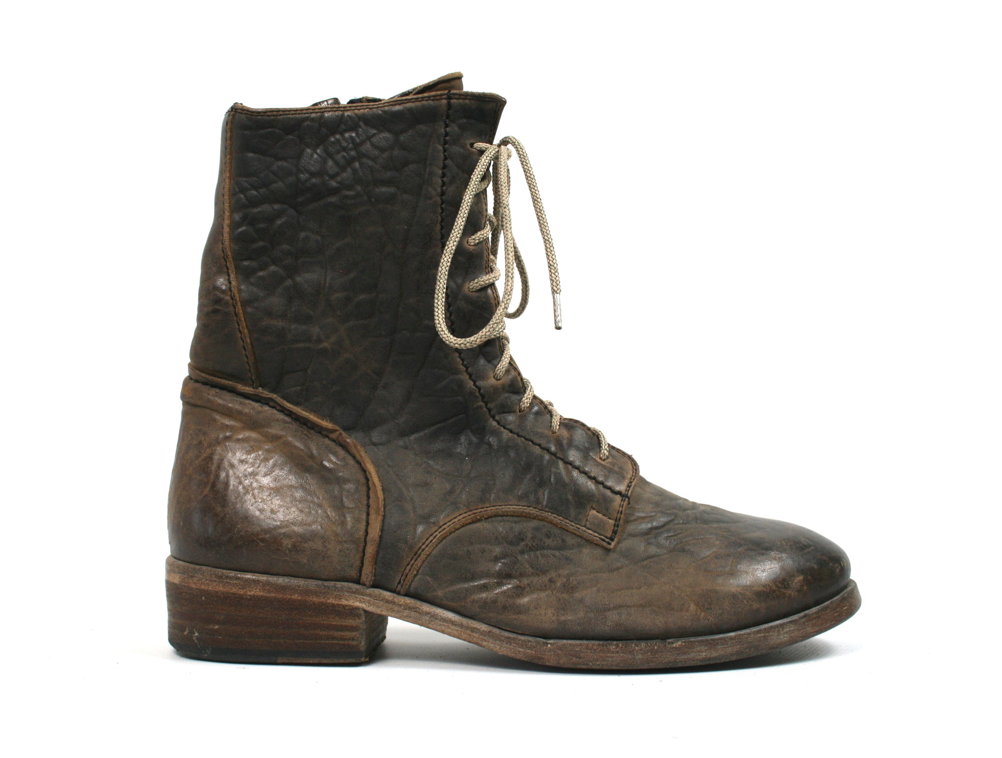 Other Nylo Avant Garde Combat Side Zip Leather Boots Size US 8 / EU 41 - 1 Thumbnail