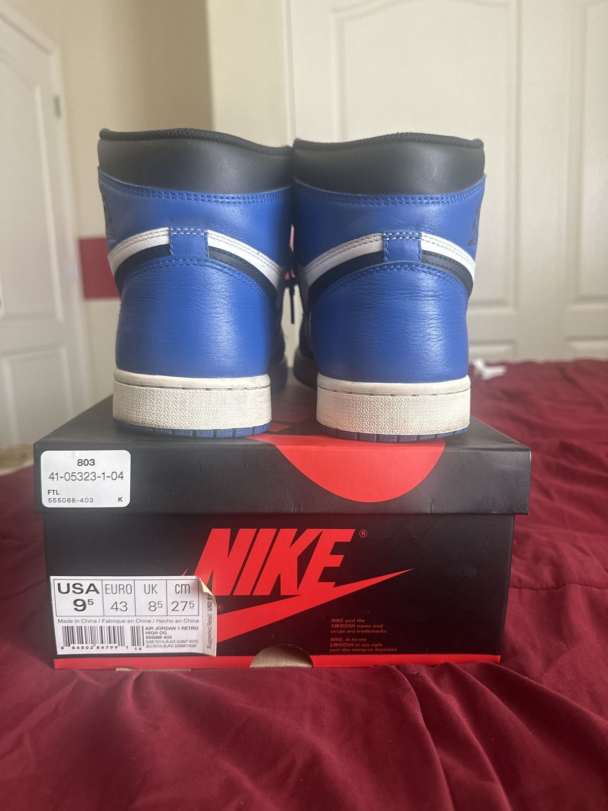 Jordan Brand Jordan 1 Game Royal Size US 9.5 / EU 42-43 - 2 Thumbnail