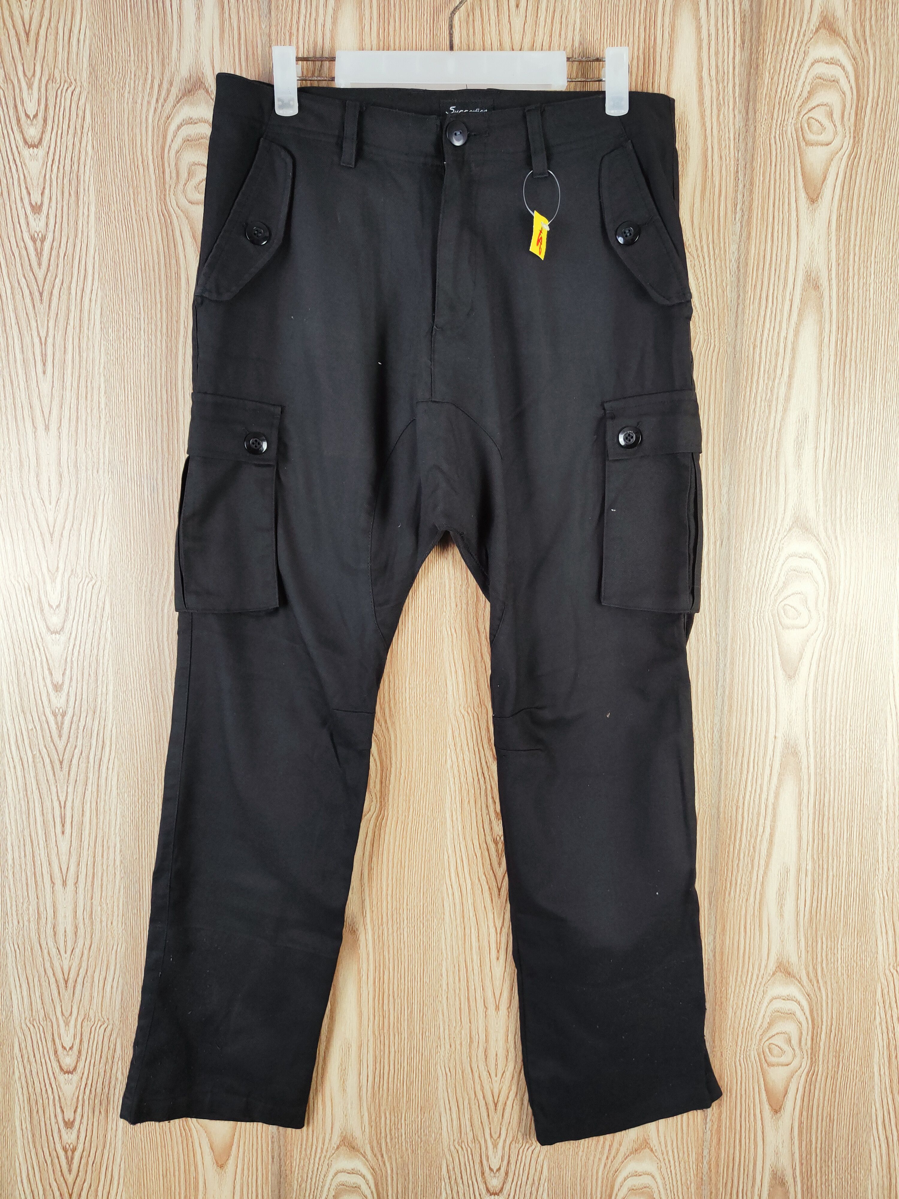 Japanese Brand DL Suggestion Black Multipocket Tactical Cargo Pants #W374 Size US 32 / EU 48 - 1 Thumbnail
