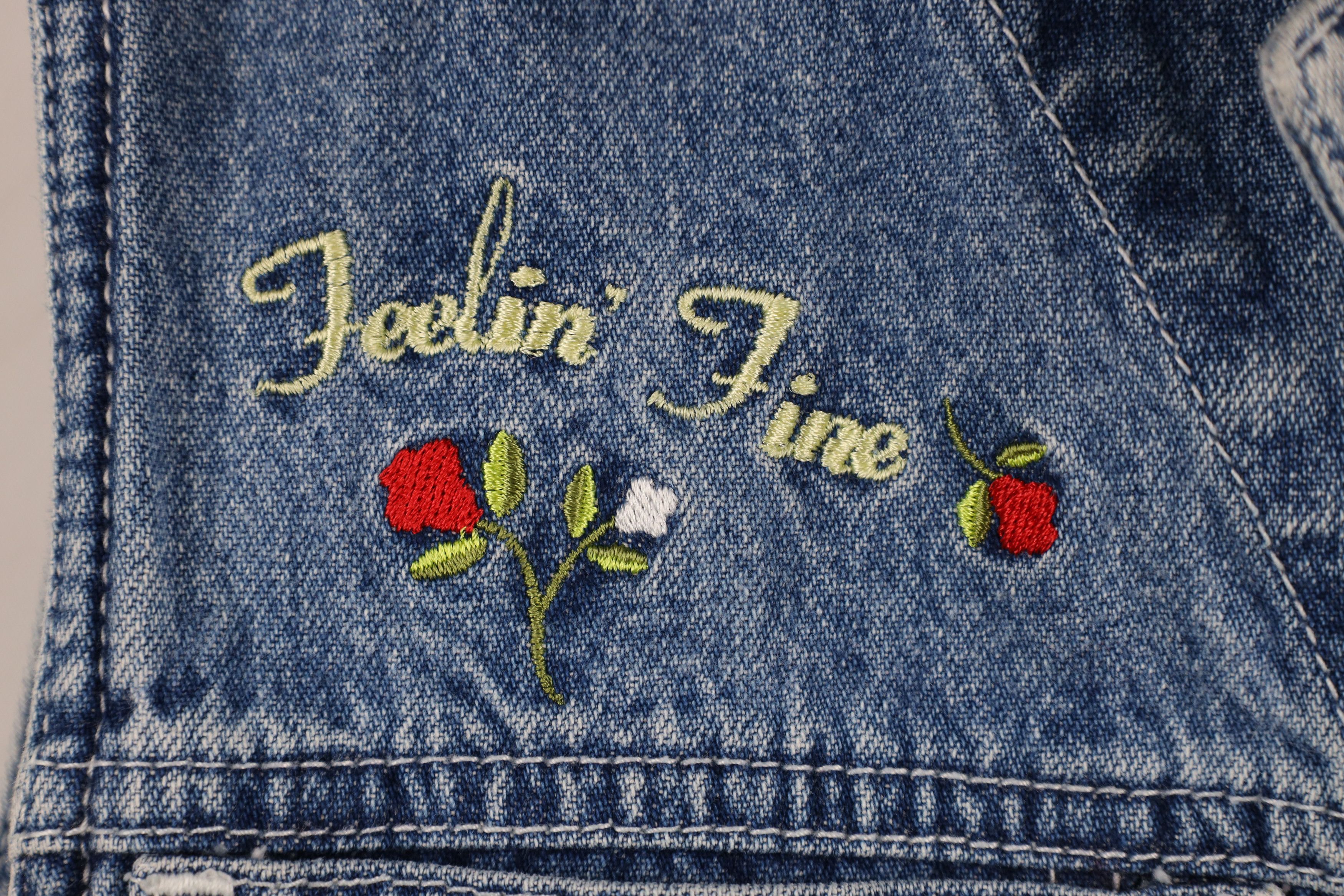 Disney × Vintage Vintage 90s Disney Spell Mickey Mouse Denim Jean Vest Jacket Size M / US 6-8 / IT 42-44 - 4 Thumbnail