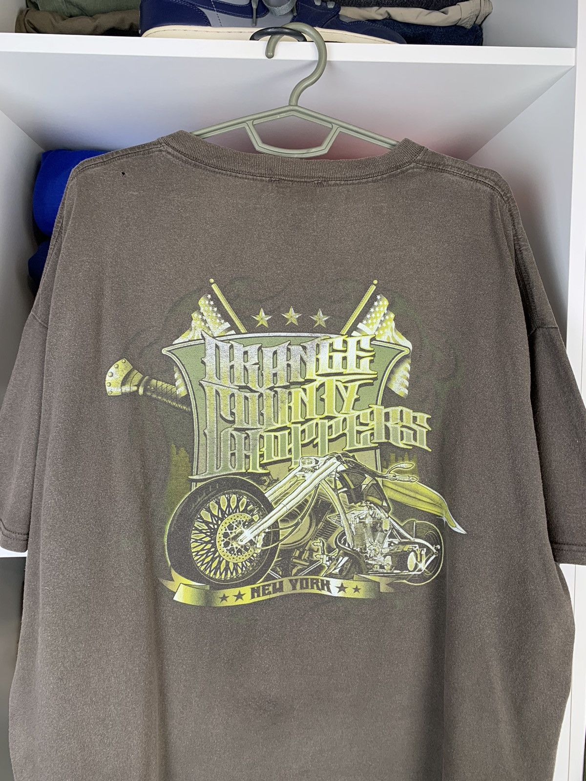 West Coast Choppers Vintage Orange County Choppers Faded T-Shirt Size US XXL / EU 58 / 5 - 3 Thumbnail