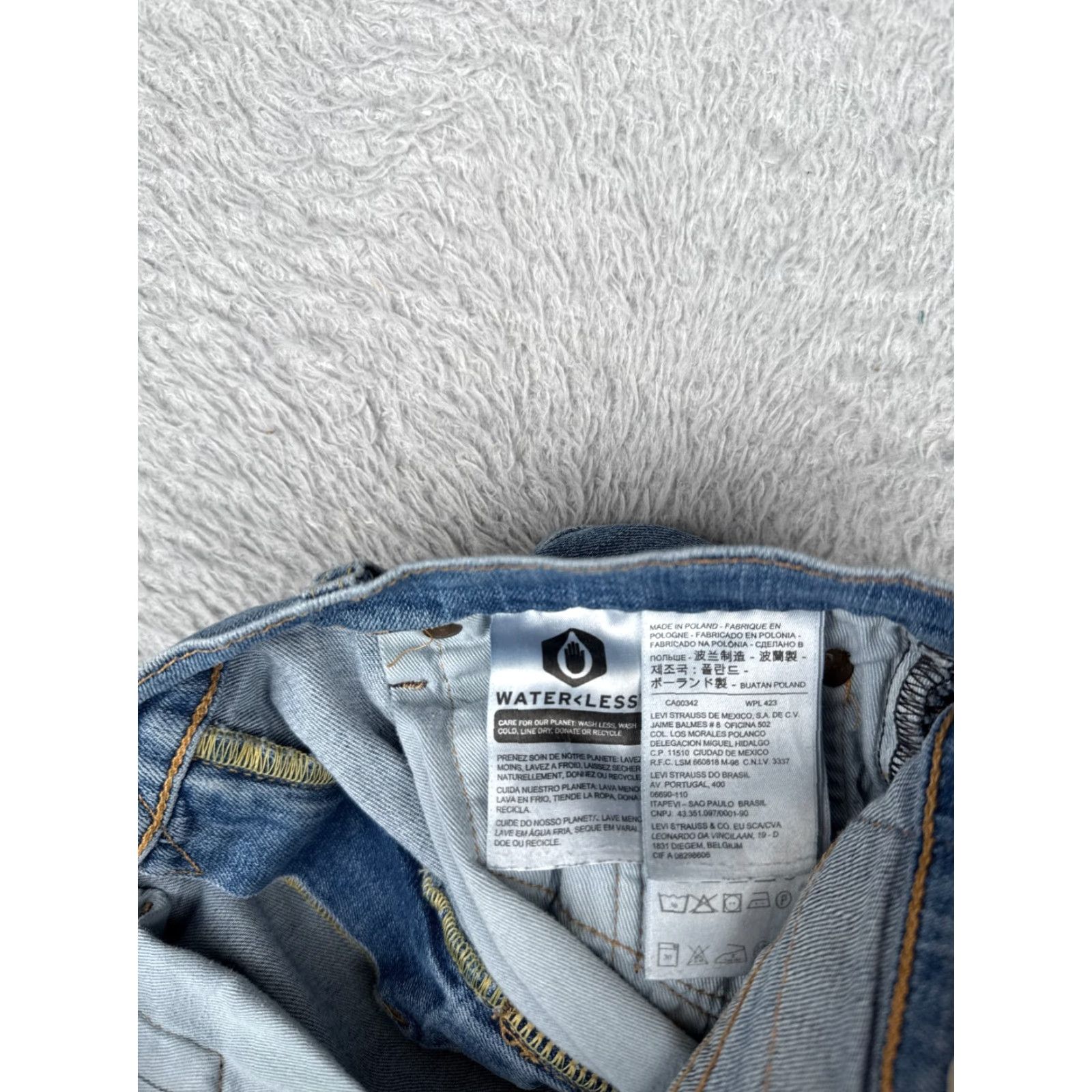 Levi's Levi's 511 Jeans Men's 29 Blue Denim Regular Fit 5-Pocket Cotton Blend Size US 29 - 7 Thumbnail