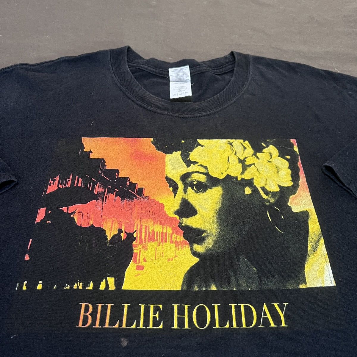 Band Tees Vintage Y2K Billie Holiday Promo Tee 3XL Oversized Jazz Size US XXL / EU 58 / 5 - 1 Thumbnail