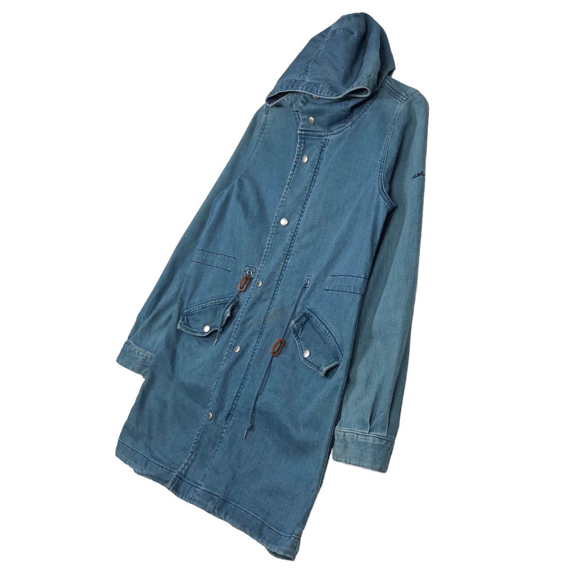 Hysteric Glamour 🔥Denim Bondage Biker Jacket Parachute X Girl Japan Size US S / EU 44-46 / 1 - 2 Thumbnail