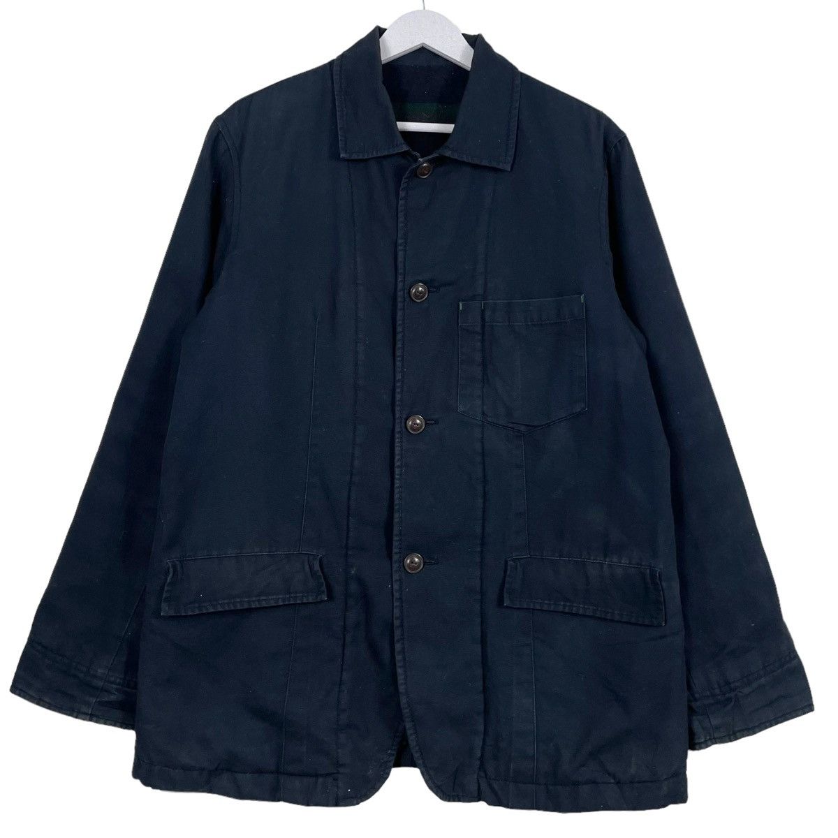 Indigo × Japanese Brand 💥WESTWIN WORKER CHORE INDIGO VINTAGE JACKET Size US XL / EU 56 / 4 - 1 Thumbnail