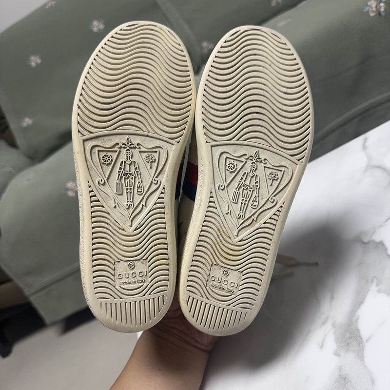 Gucci Gucci Ace Bee and Star Low-Top Sneakers -2508 Size US 5 / IT 35 - 7 Thumbnail