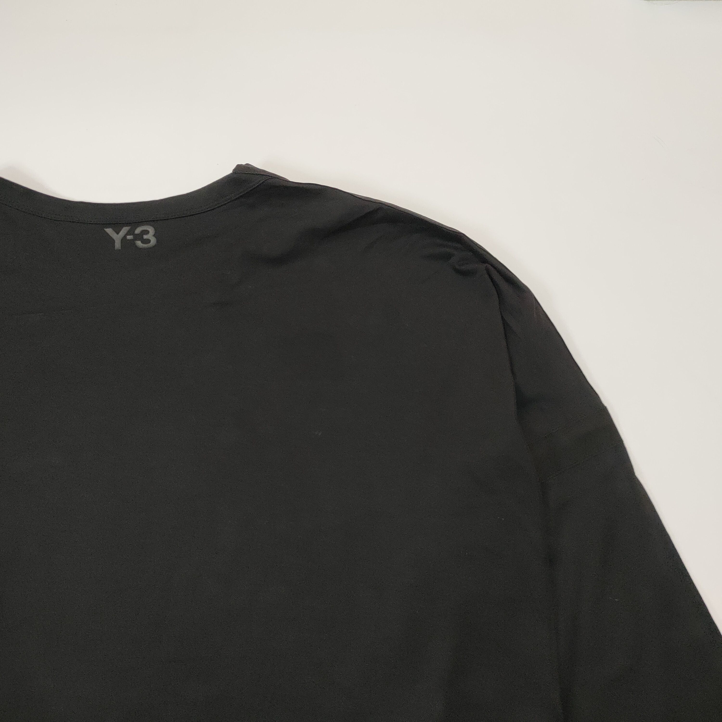 Yohji Yamamoto Yohji Yamamoto Y-3 Long Sleeve Tee Size US L / EU 52-54 / 3 - 13 Thumbnail