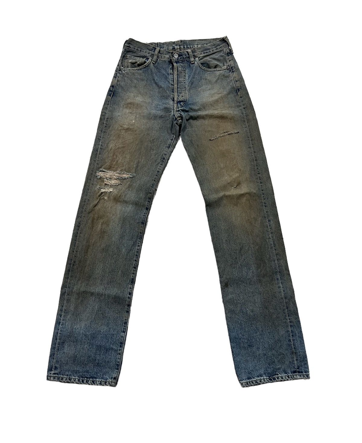 image of Levis x Levis Vintage Clothing Vintage Levi’S 503B Selvedge Big E Denim Jeans in Blue (Size 30)
