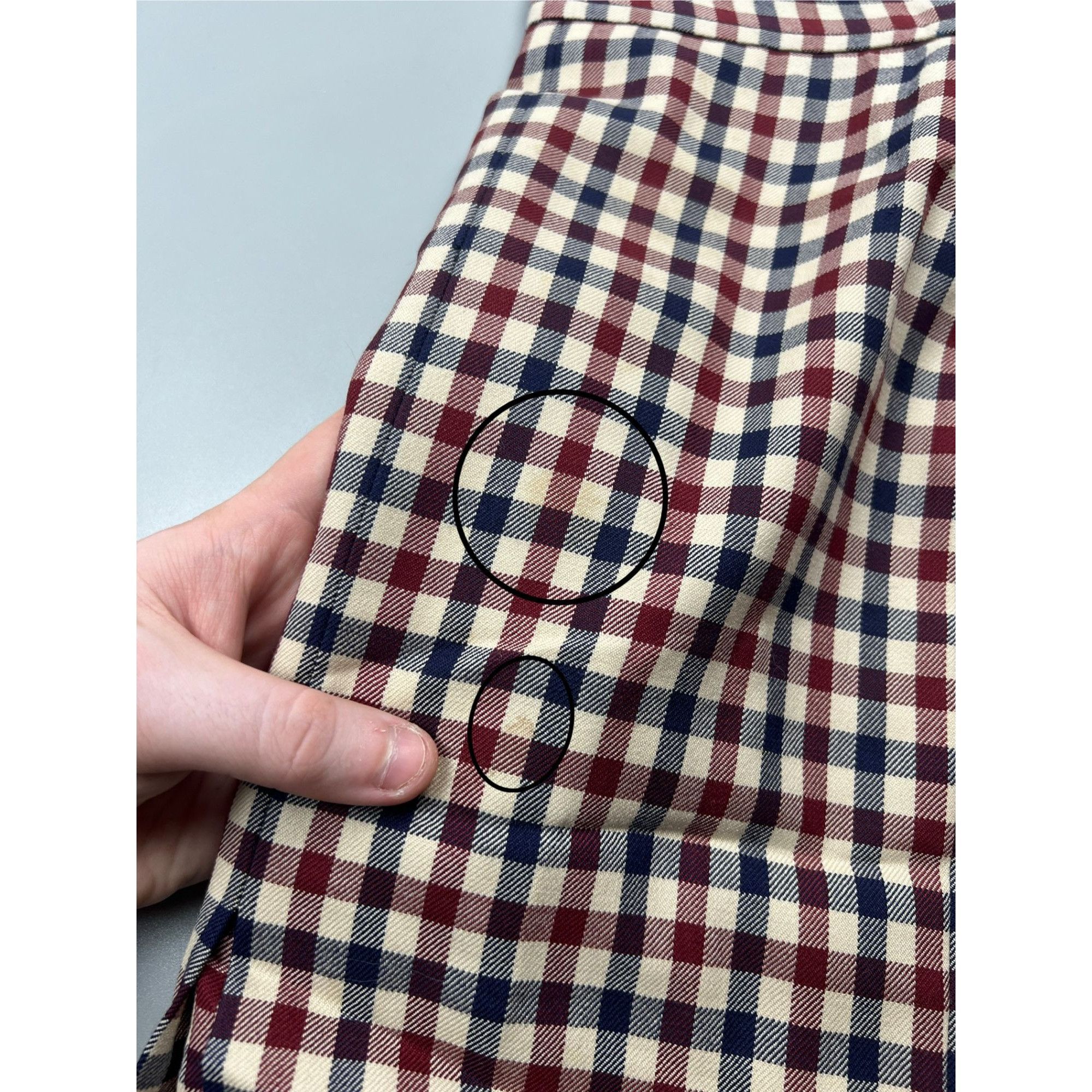 Aquascutum Aquascutum Mid Length Tartan Skirt (Y0821) Size 30" / US 8 / IT 44 - 14 Thumbnail
