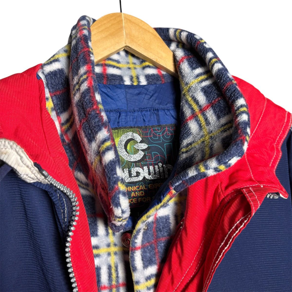 Ellesse × Goldwin Vintage Ellesse x Goldwin Bulldog Ski Hoodie Down Jacket Size US XL / EU 56 / 4 - 8 Thumbnail