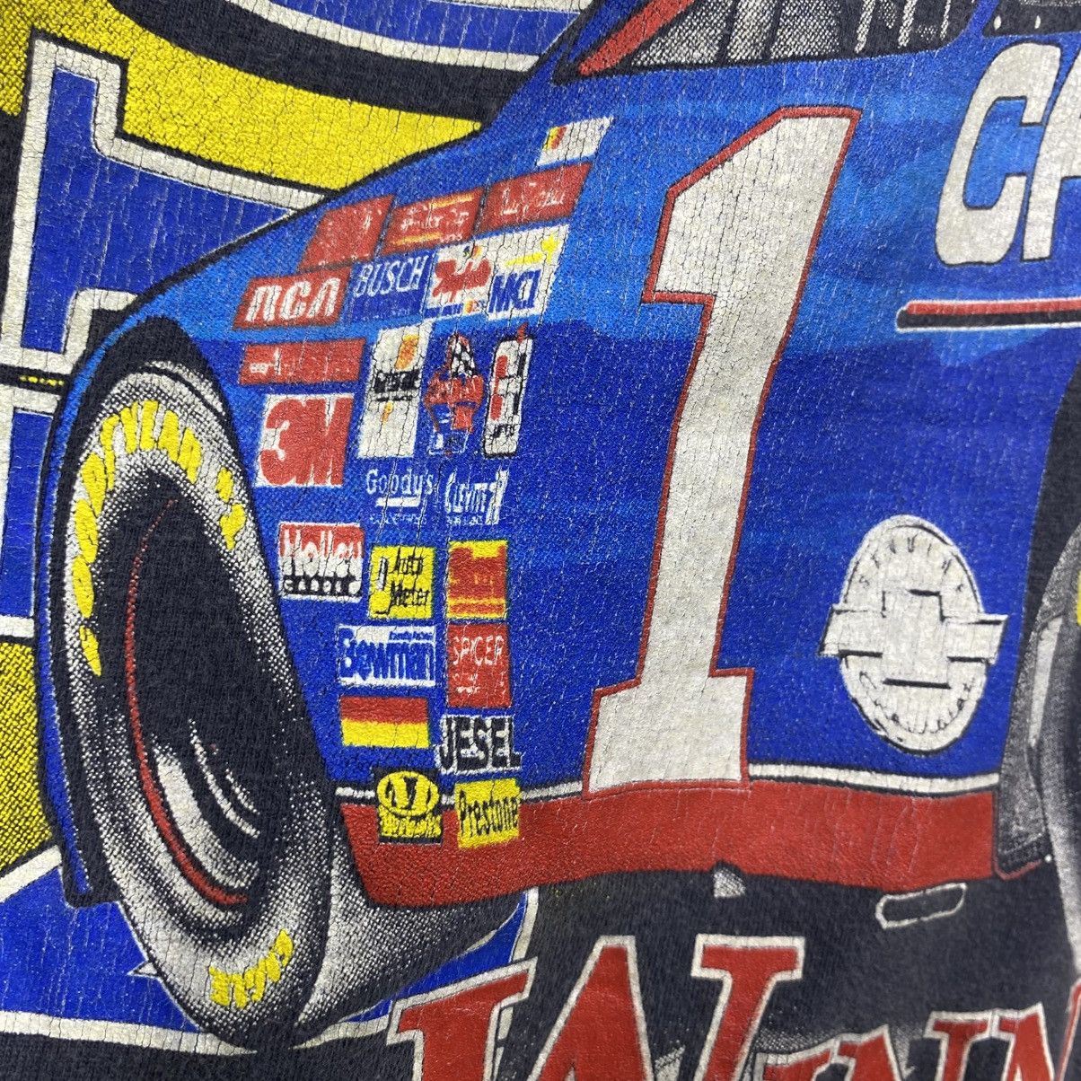 NASCAR × Vintage Vintage Chevrolet Racing All Over Print T-Shirt L 90’s 2XL Size US XXL / EU 58 / 5 - 10 Thumbnail