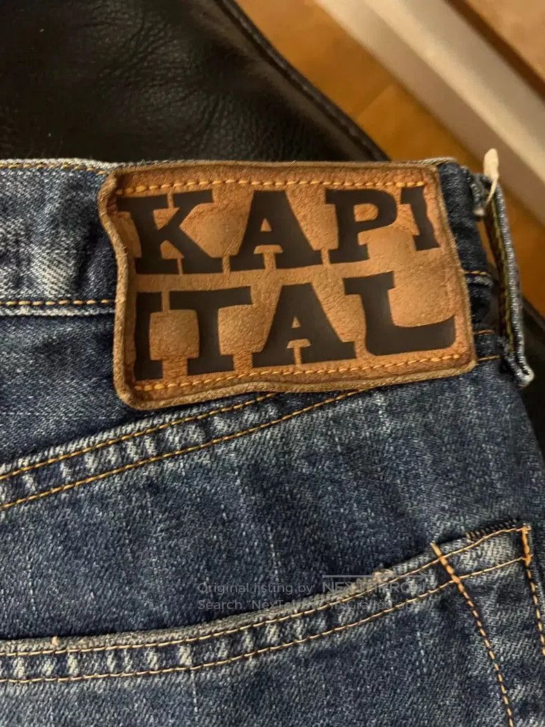 Kapital Kapital 5P Monkey TH Washed Jeans. Size US 38 / EU 54 - 3 Thumbnail