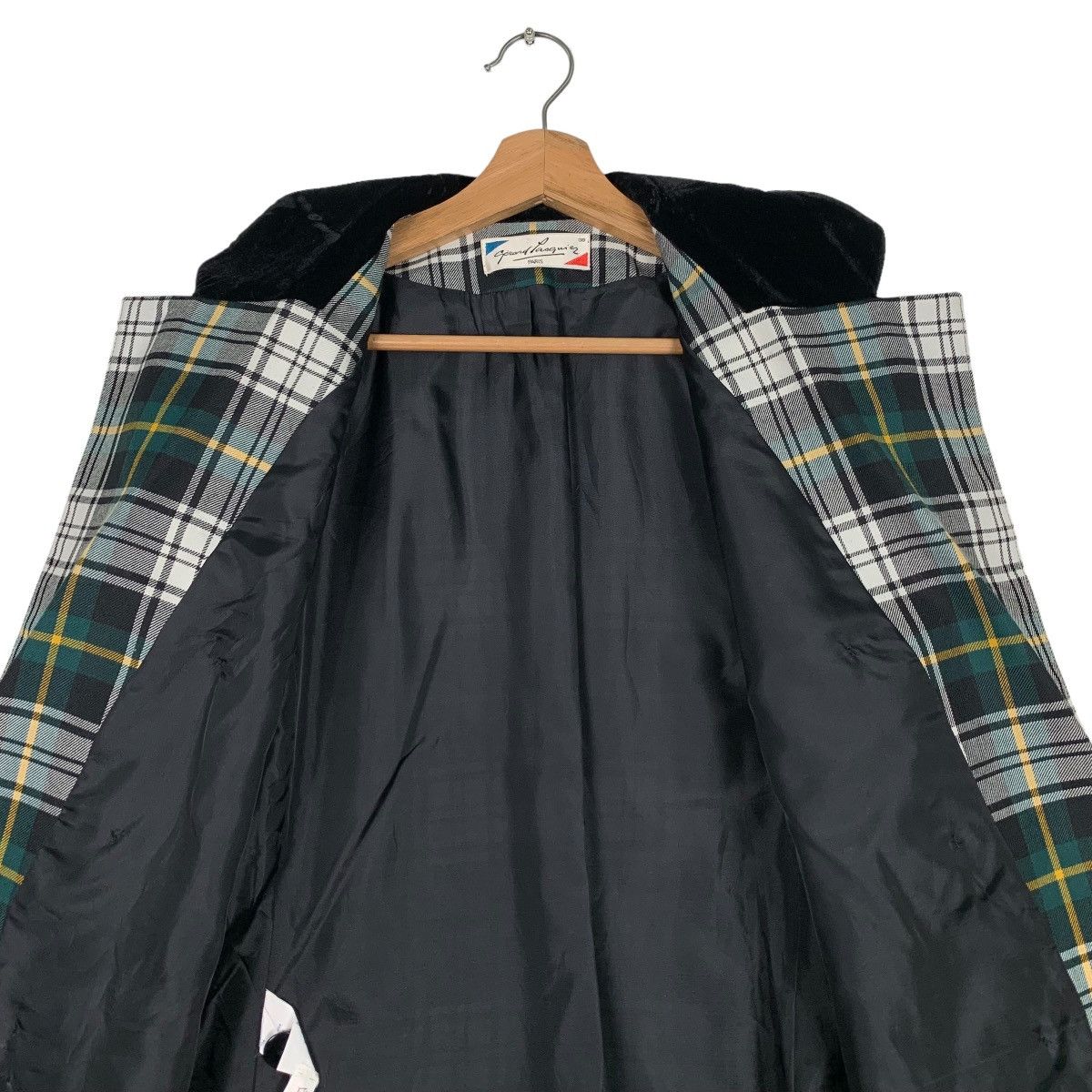 Japanese Brand GERARD PASQUIER Tartan Double Breasted Coat Jacket #0531-C24 Size S / US 4 / IT 40 - 12 Thumbnail