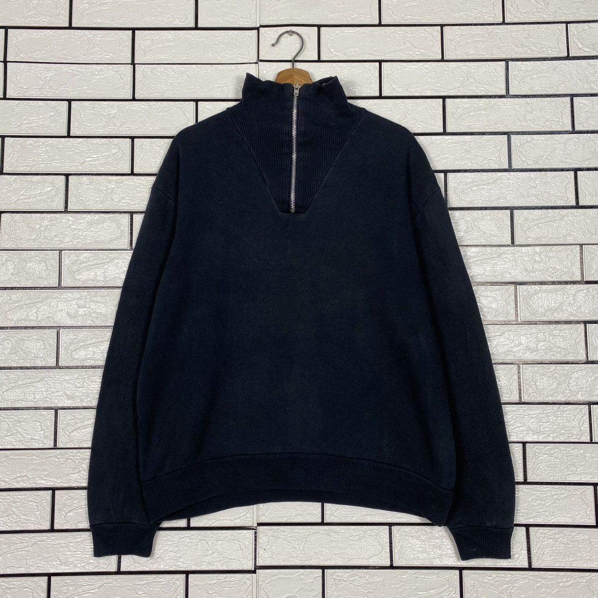 agnes b. 📌Vintage Half Zipper Collar Sweatshirt Agnes B. Size US M / EU 48-50 / 2 - 2 Thumbnail