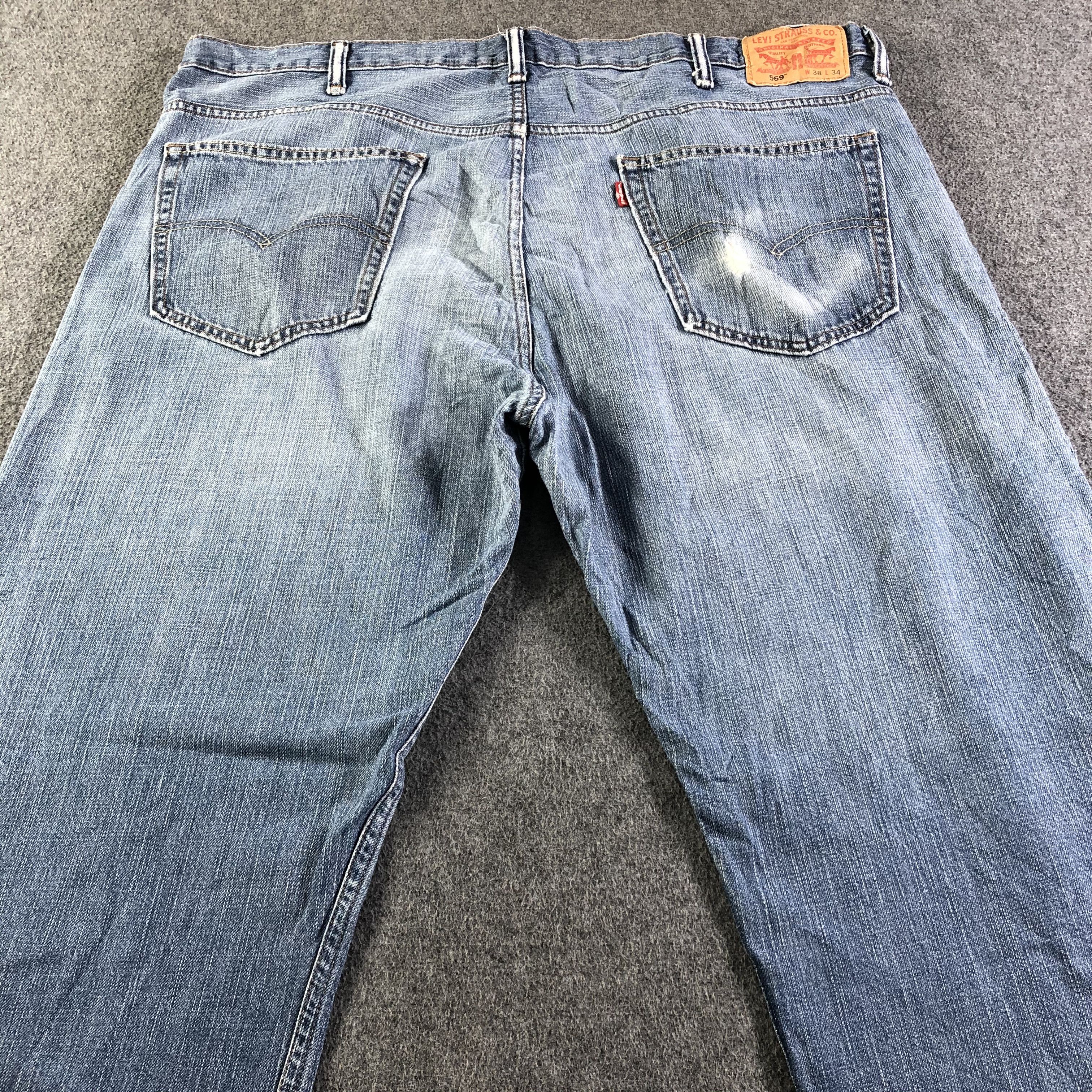Vintage Blue Wash Levis 569 Jeans-J4474