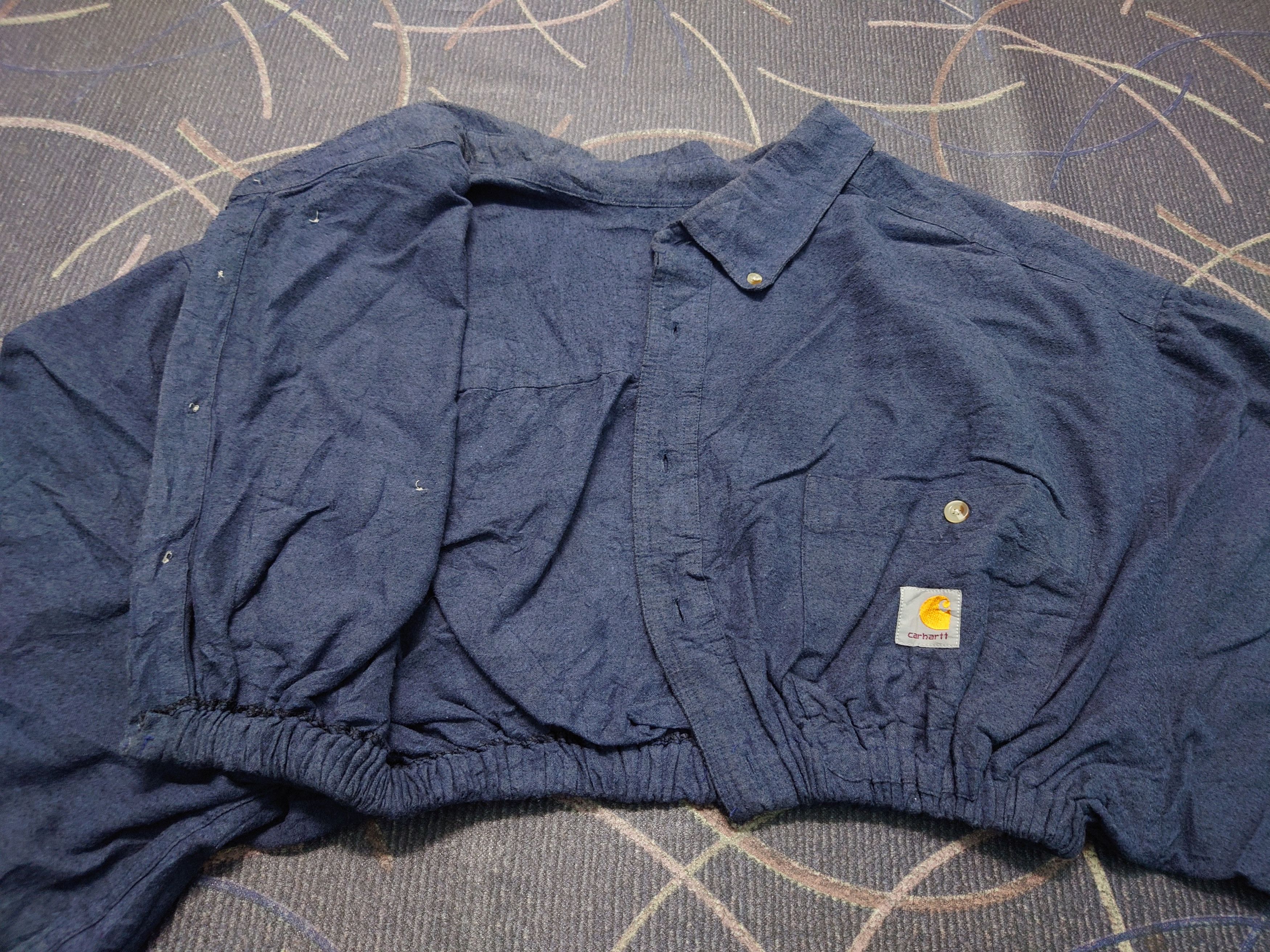 Carhartt Carhartt Cropped Button Up Shirt Size XL / US 12-14 / IT 48-50 - 3 Thumbnail
