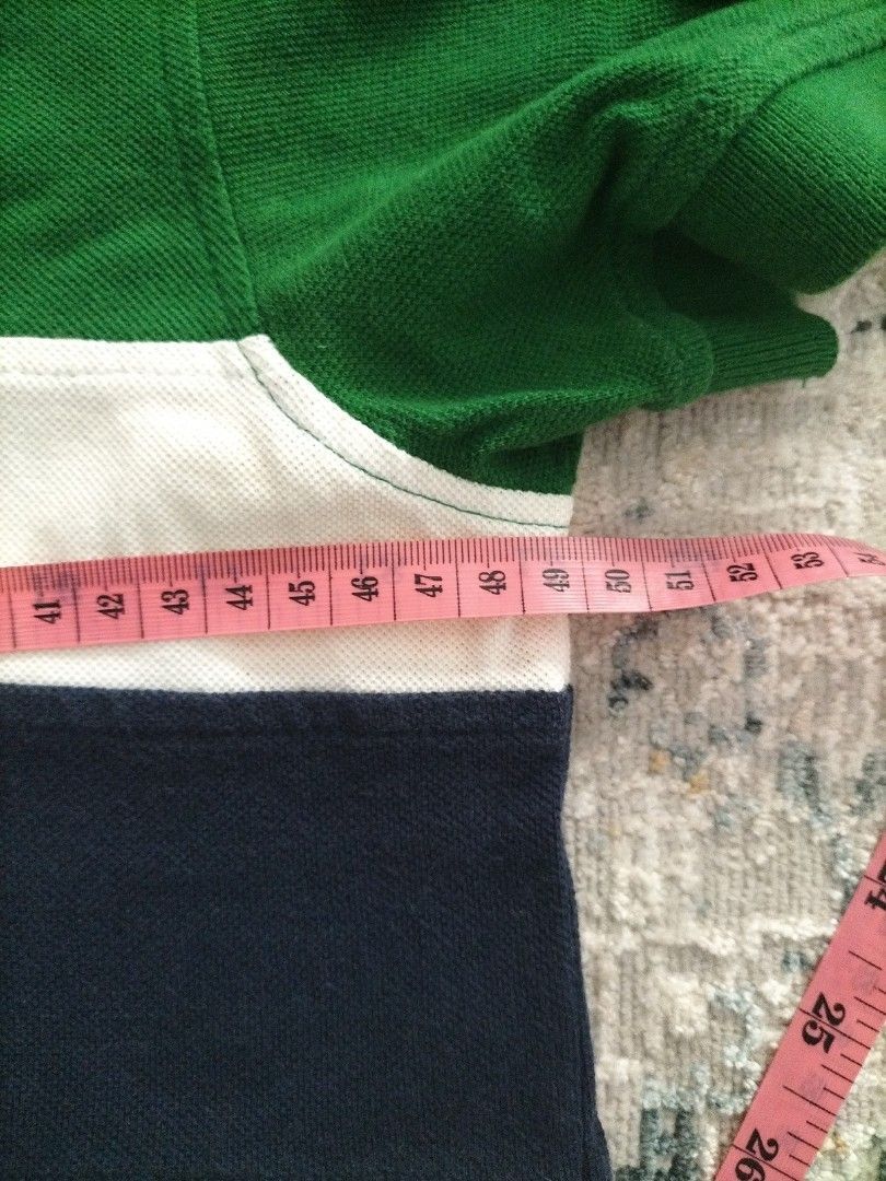 Tommy Hilfiger Tommy Hilfiger Rugby Polo Shirt Green M Custom Fit Size US M / EU 48-50 / 2 - 6 Thumbnail