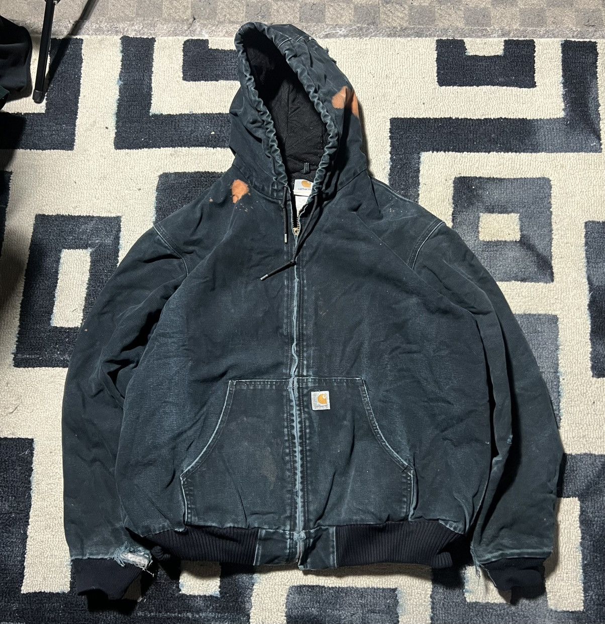 Vintage carhartt jacket grunge outerwear