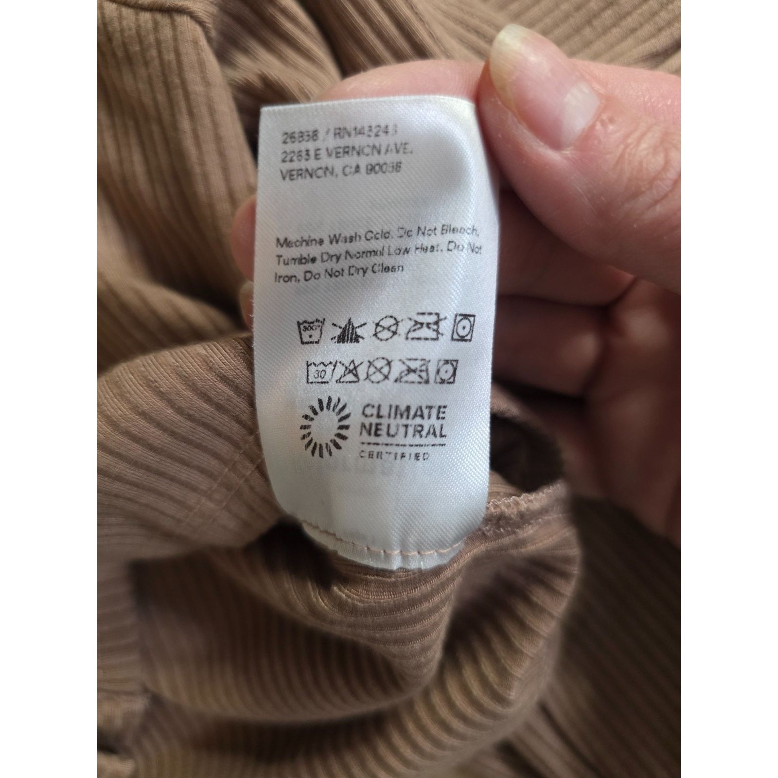 Reformation Reformation pant/cardigan set Clay sz M USA Made Size M / US 6-8 / IT 42-44 - 6 Thumbnail