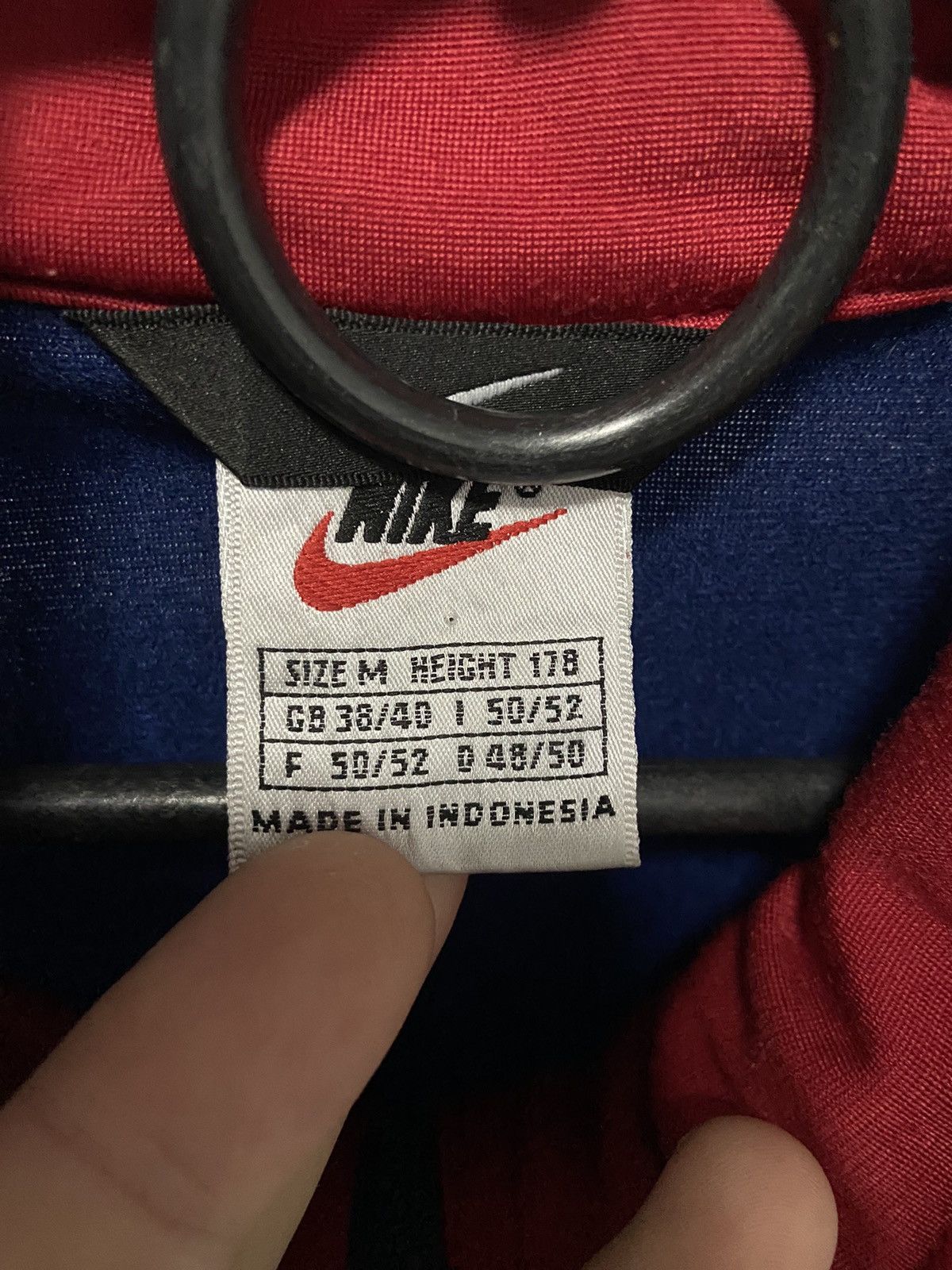 Nike × Vintage Nike USA Stripe zip sweatshirt vintage windbreaker Size US M / EU 48-50 / 2 - 4 Thumbnail