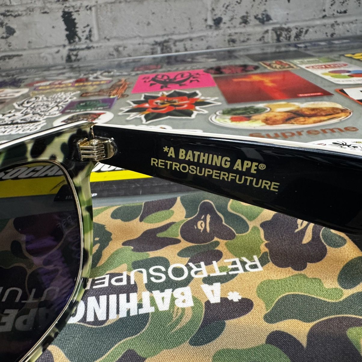 Bape RSF BAPE A Bathing Ape Retrosuperfuture Flat Top Sunglasses Size ONE SIZE - 5 Thumbnail