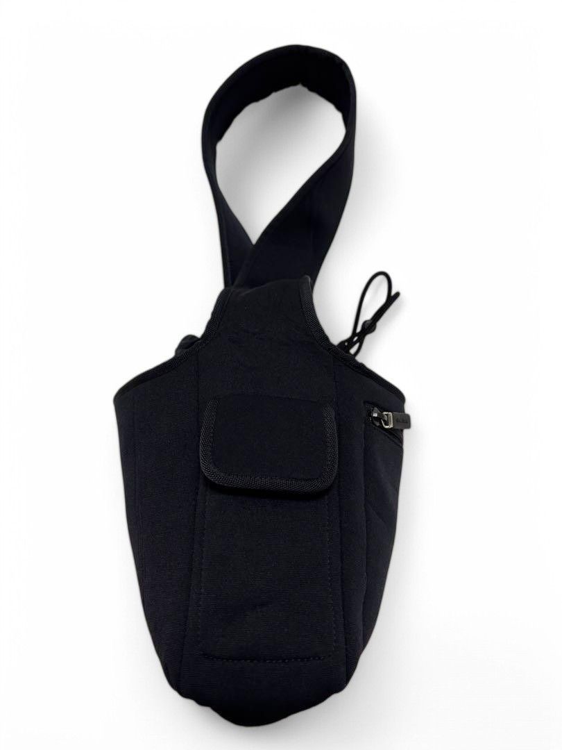 Miu Miu - Black Shoulder Bag Canvas 90s Tech Vintage