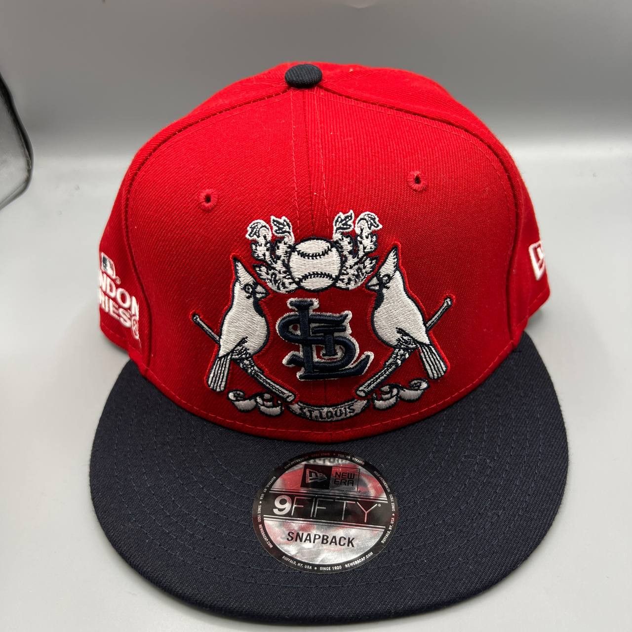 New Era St. Louis Cardinals Hat Men London Series Snap Back Cap Size ONE SIZE - 3 Thumbnail
