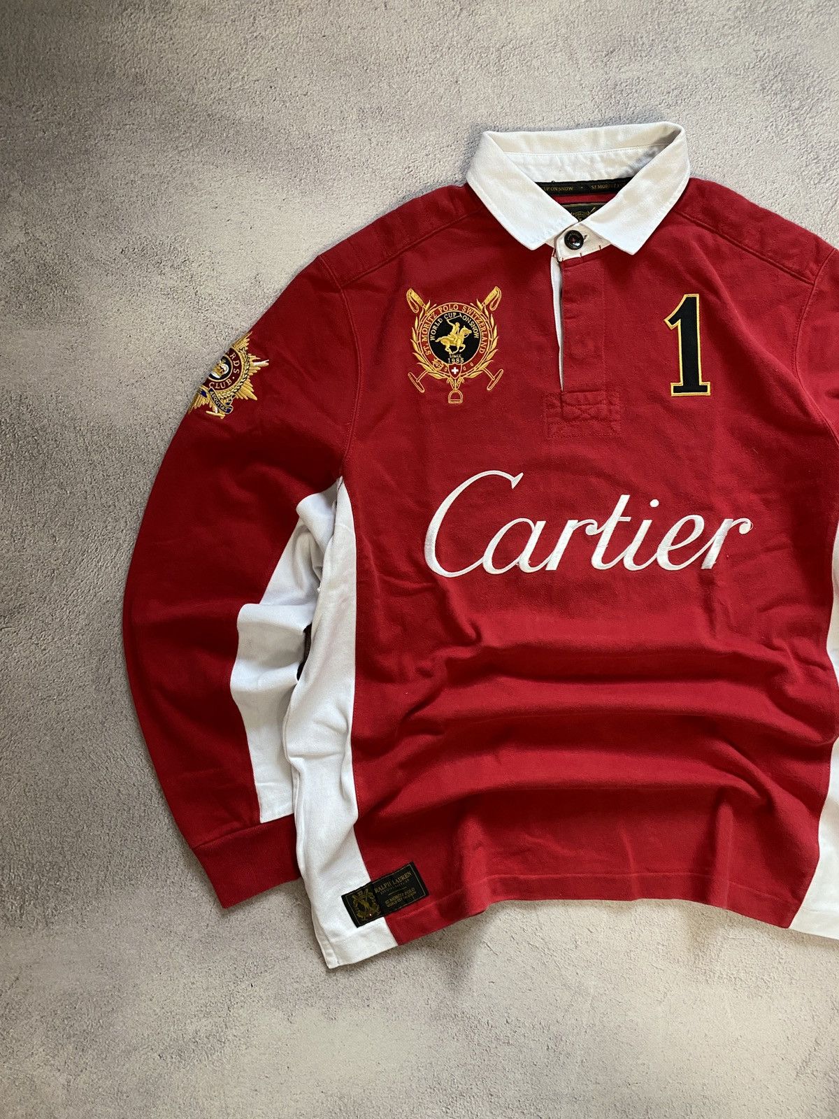 Cartier × Vintage Vintage Cartier St.Moritz Rugby Polo Shirt