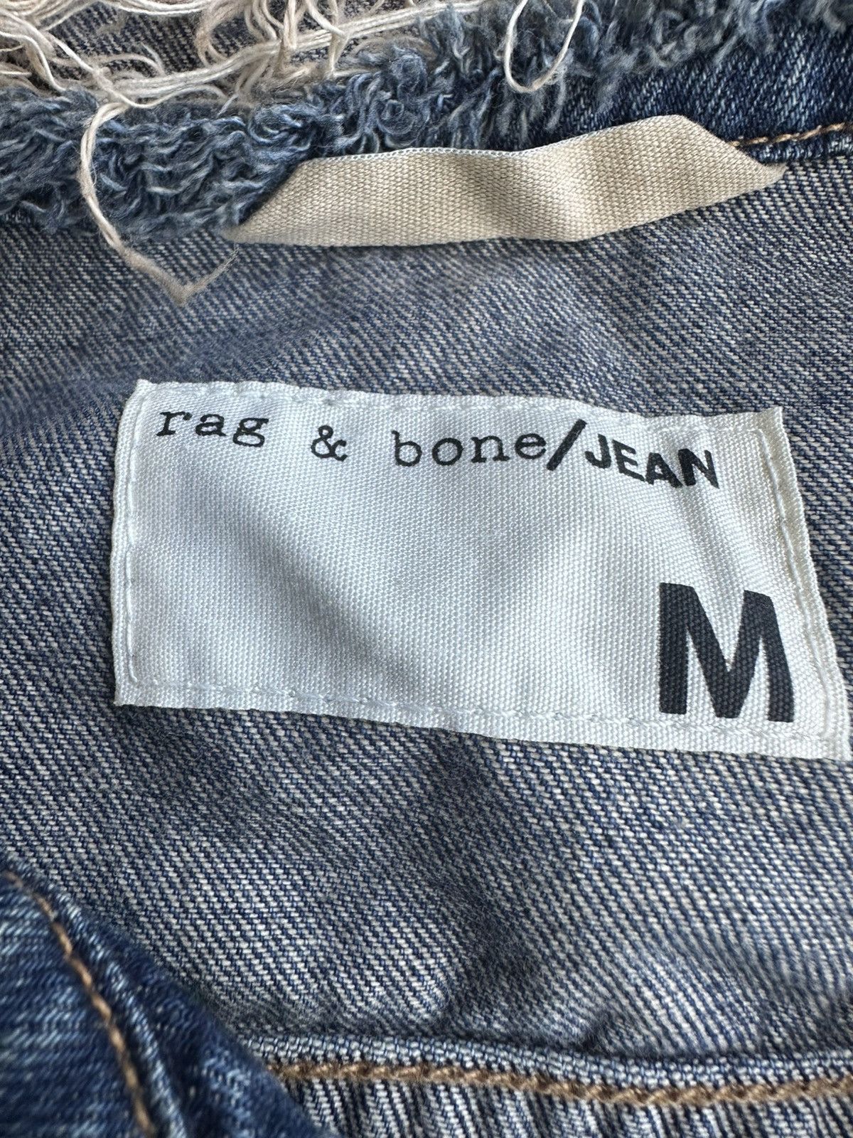 Rag & Bone Rag & Bone/JEAN “El Capitan” Distressed Denim Vest – Size M Size M / US 6-8 / IT 42-44 - 2 Thumbnail