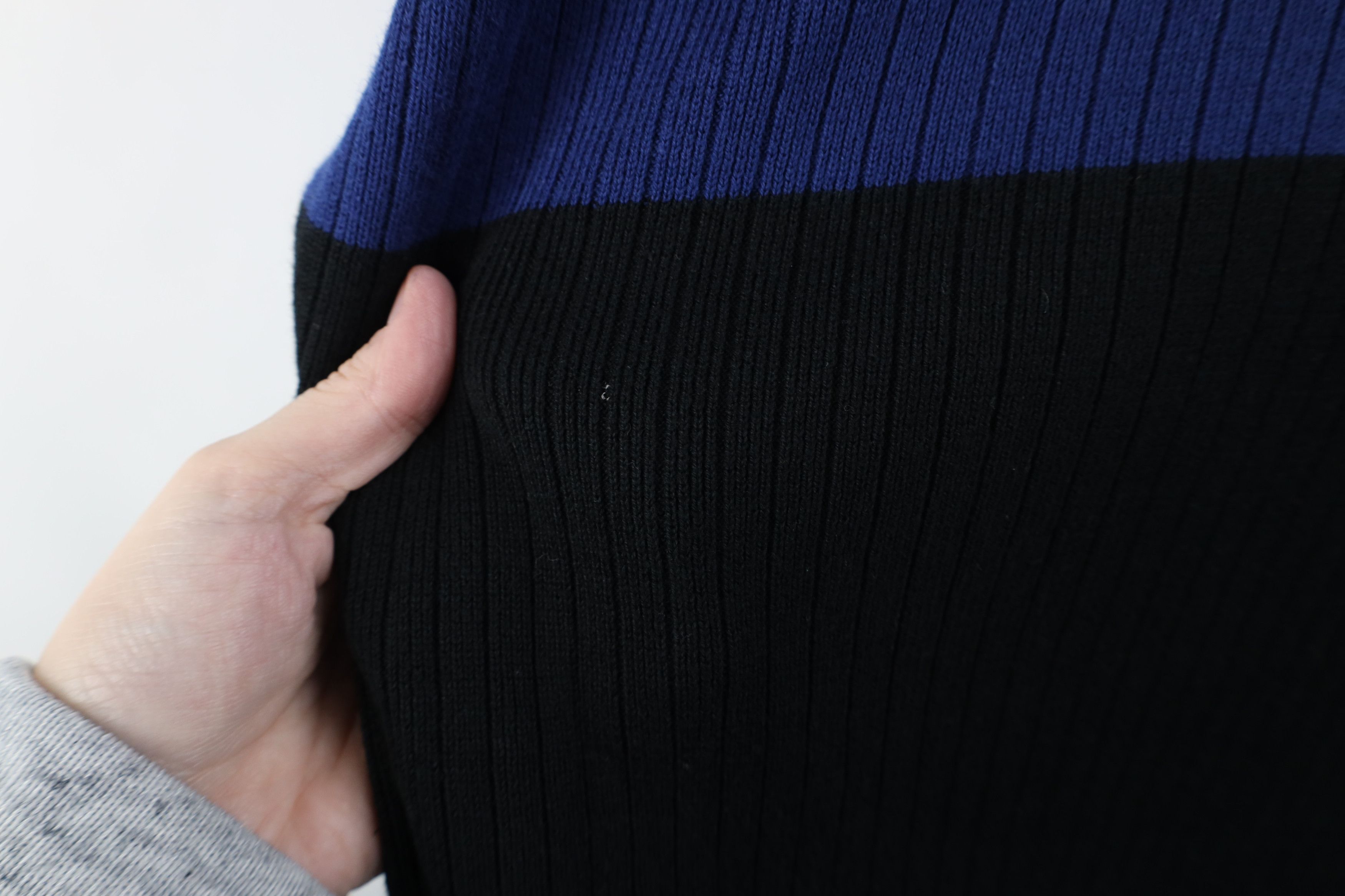 Vintage Deadstock Vintage 90s Streetwear Block Ribbed Knit Sweater Size 3XL / US 20-22 - 6 Thumbnail