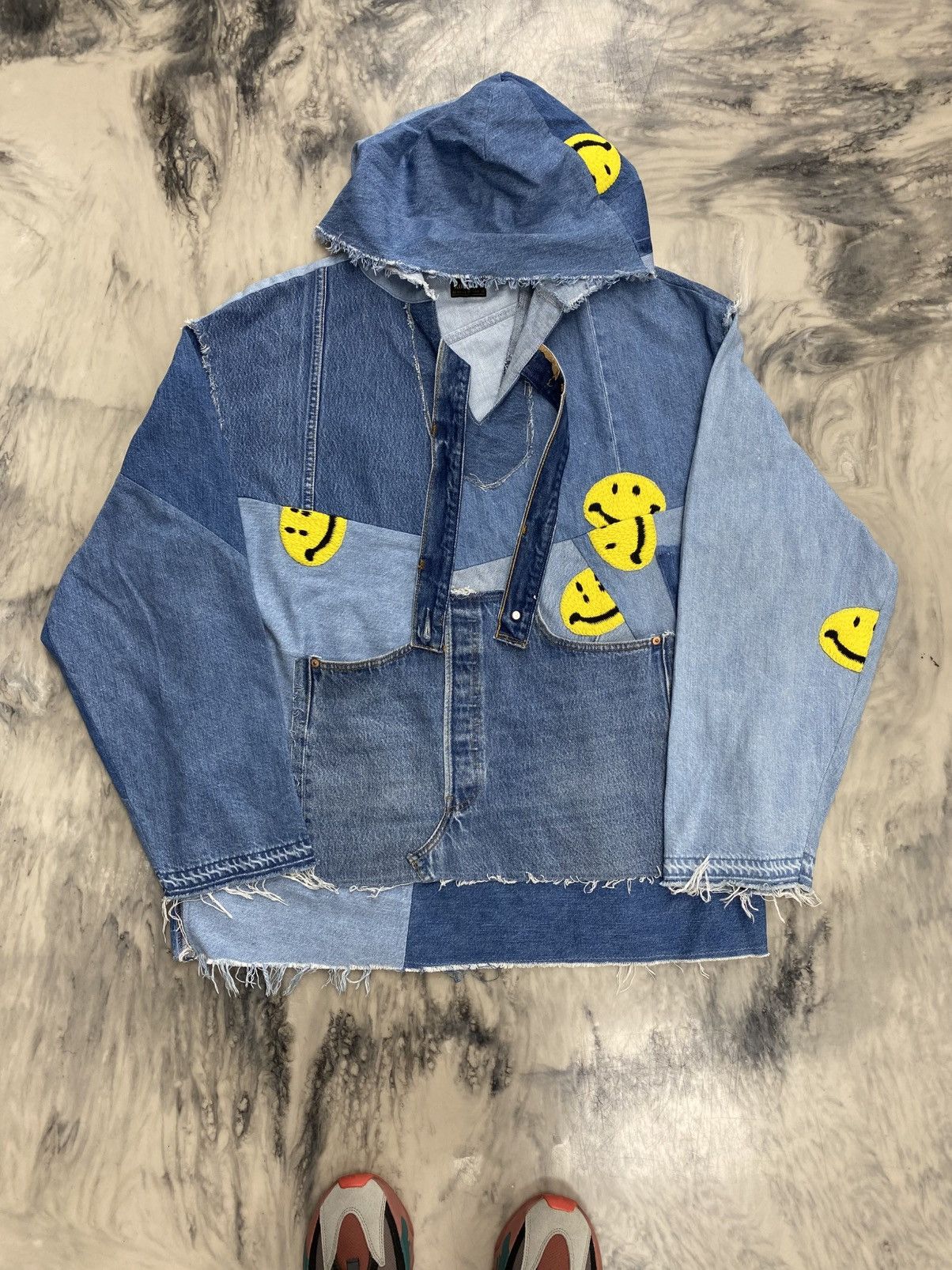 Kapital Smiley Denim Jacket | Grailed