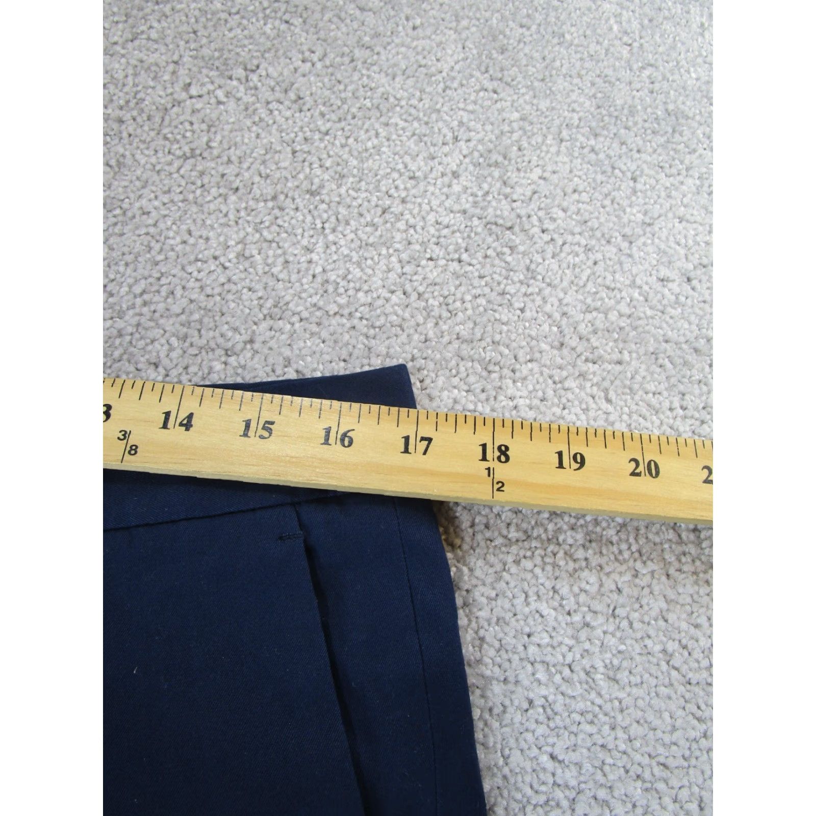 Bonobos Bonobos Dress Pants Mens 33 Navy Blue Flat Front Knit Regular Fit Business Casual Trousers Mens Size US 33 - 7 Thumbnail