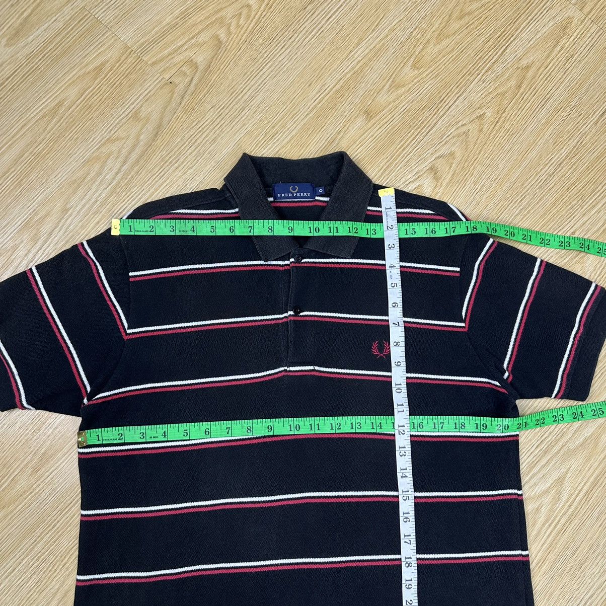 Fred Perry Vintage Fred Perry Stripe Polo Shirt A755 Size US L / EU 52-54 / 3 - 5 Thumbnail