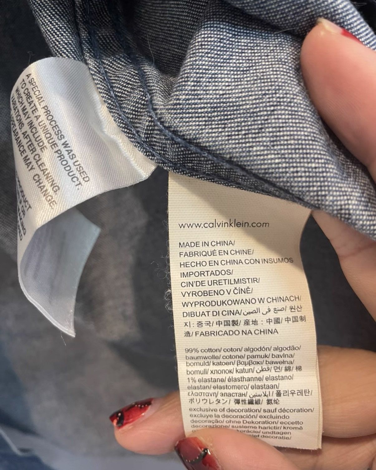 Calvin Klein Calvin Klein Jeans Denim Long Sleeve Size US M / EU 48-50 / 2 - 3 Thumbnail
